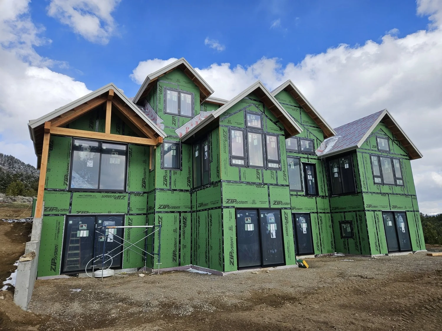Custom home project by Skyline Customs in the Gallatin Valley