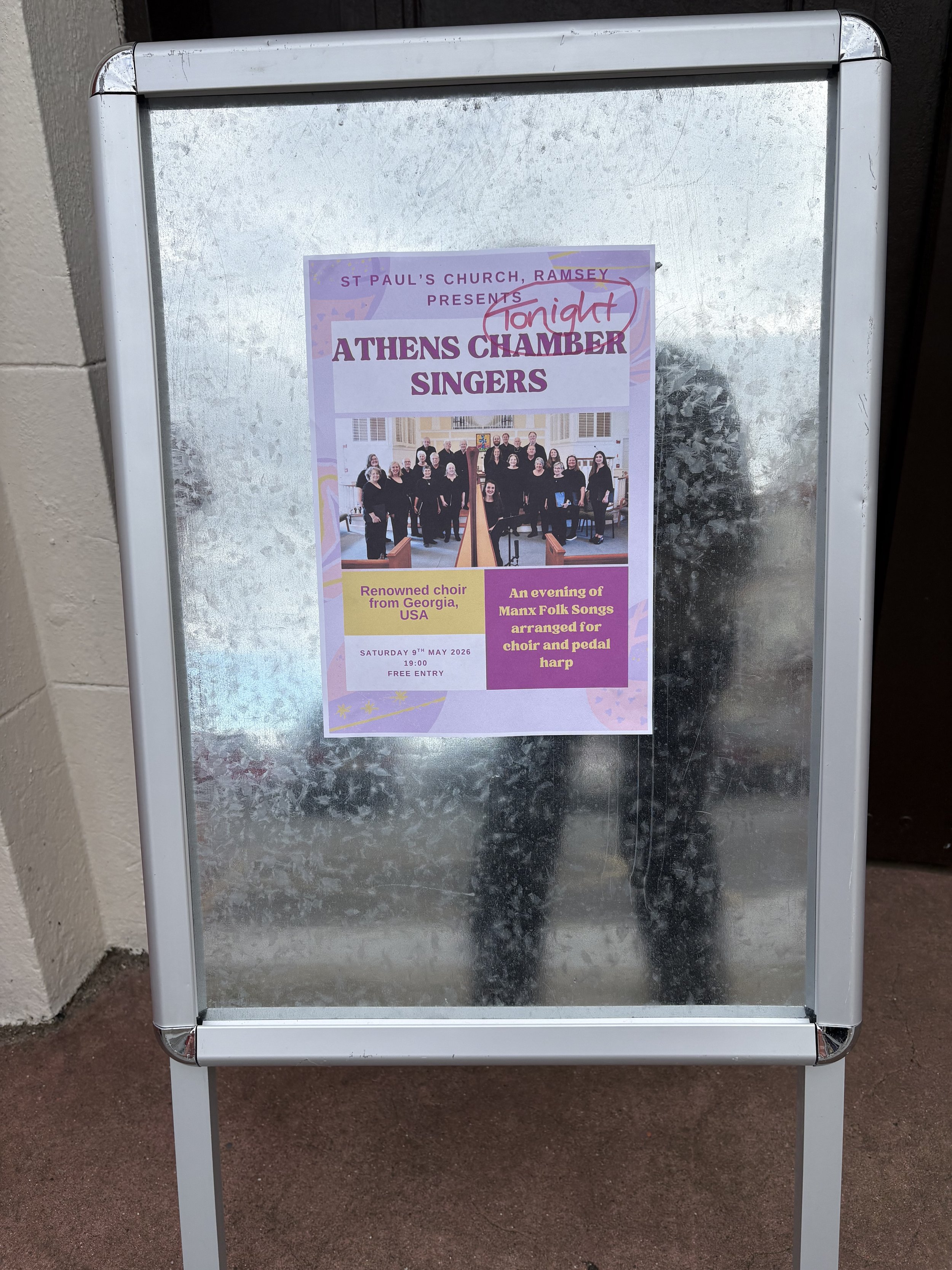 A special thank you to the locals who hung  our concert posters all over Douglas!
