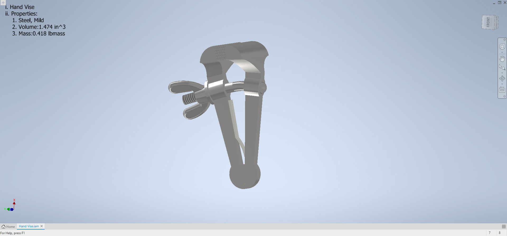 Hand Vise-Inventor Project