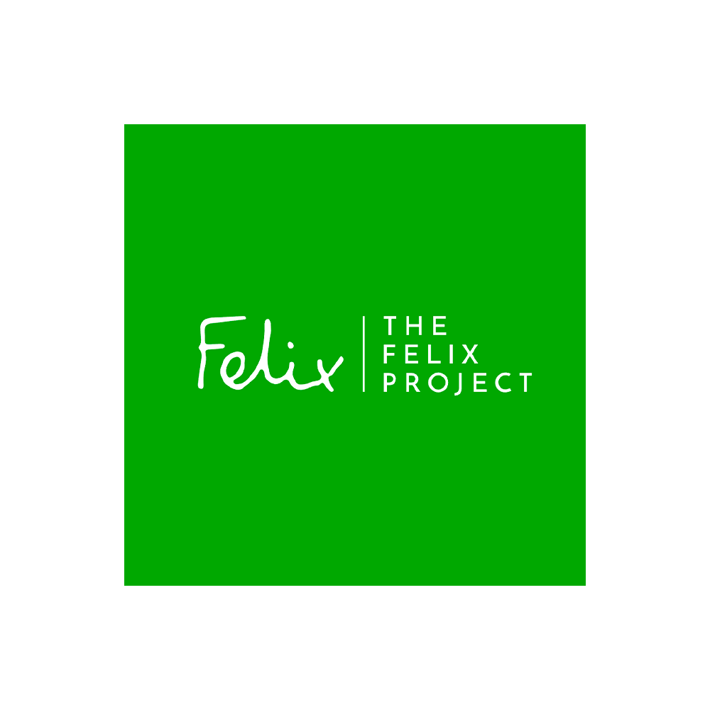 Logo for Felix, The Felix Project, in green square with white text.