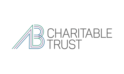 Logo for 43 Charitable Trust with a stylized number '43' in purple and green lines, and the words 'Charitable Trust' in black.