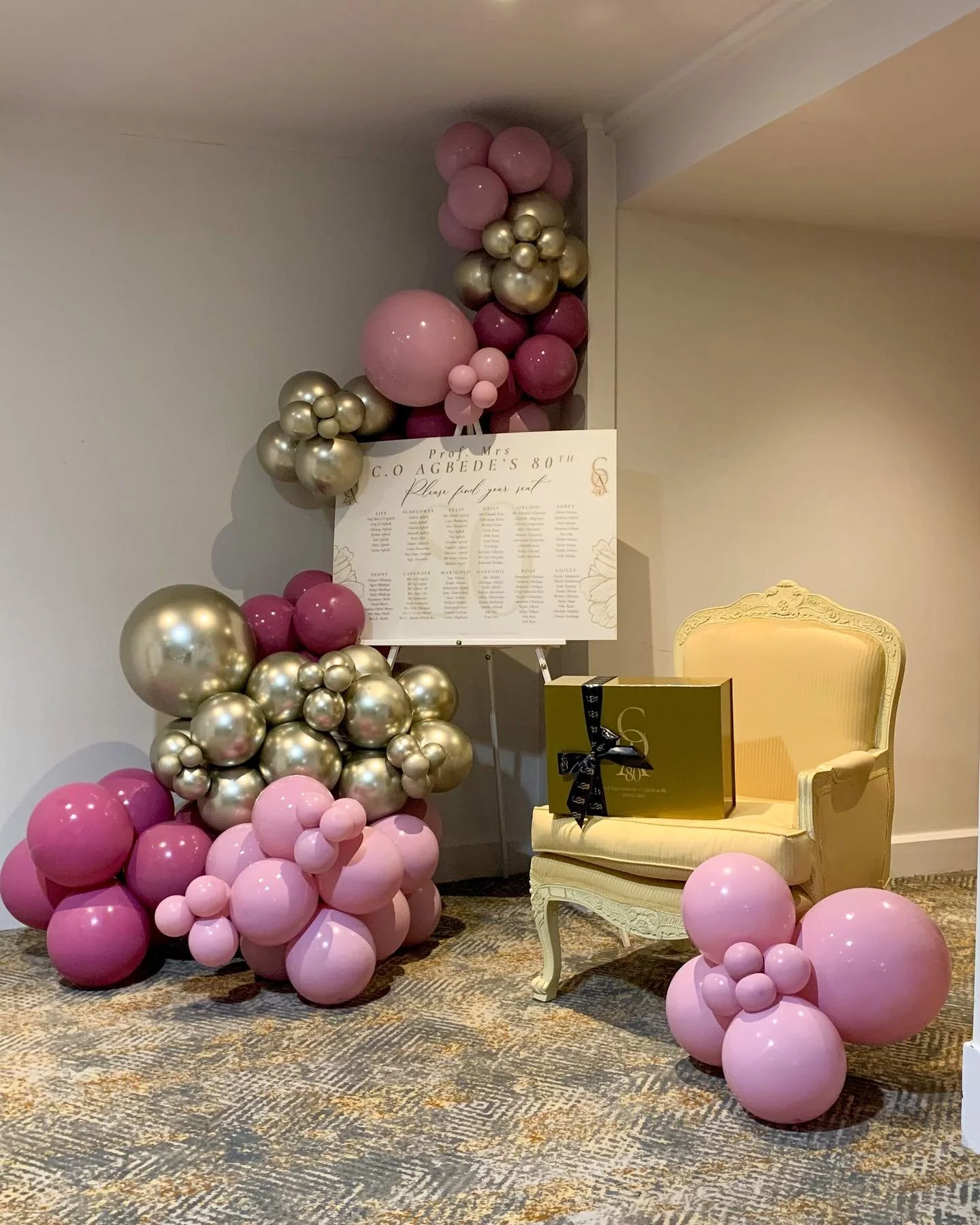 Turning seating plans into a balloon masterpiece! ✨🤩

#theessyway #COA80 #seatingplan #balloongarland #elevatedelegance