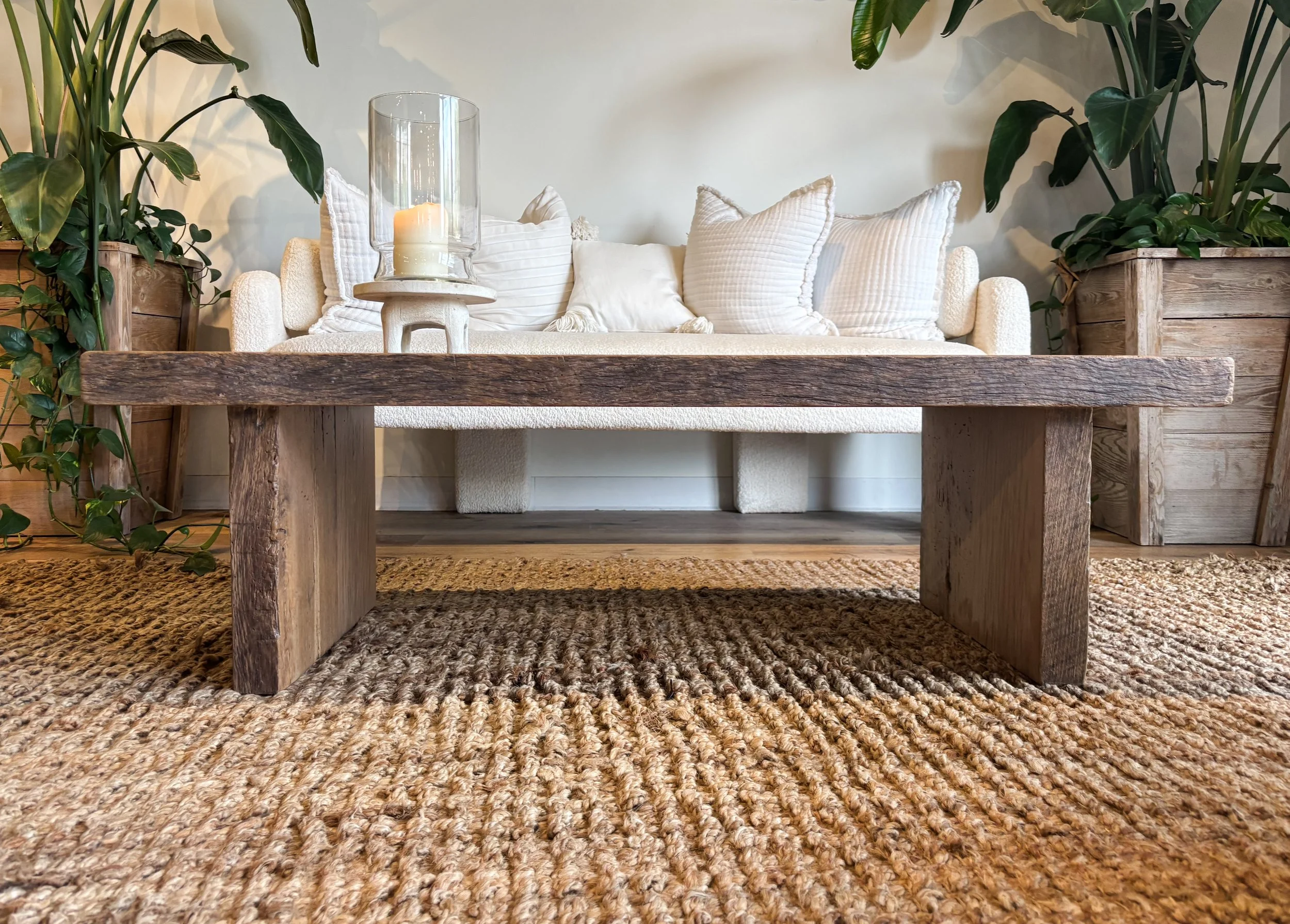 CUSTOM BEACHWOOD COFFEE TABLE