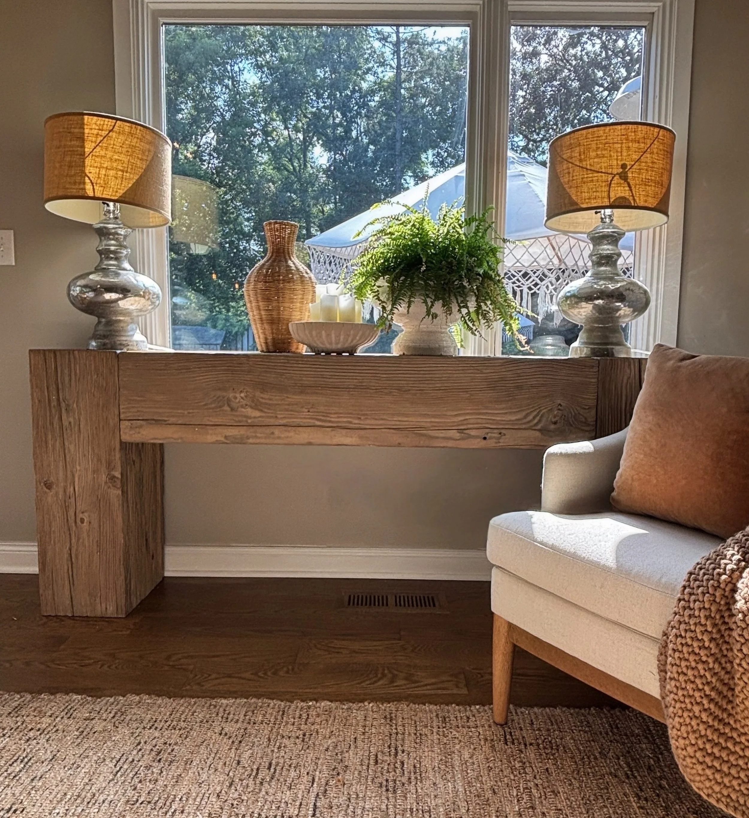 BARNWOOD CONSOLE TABLE