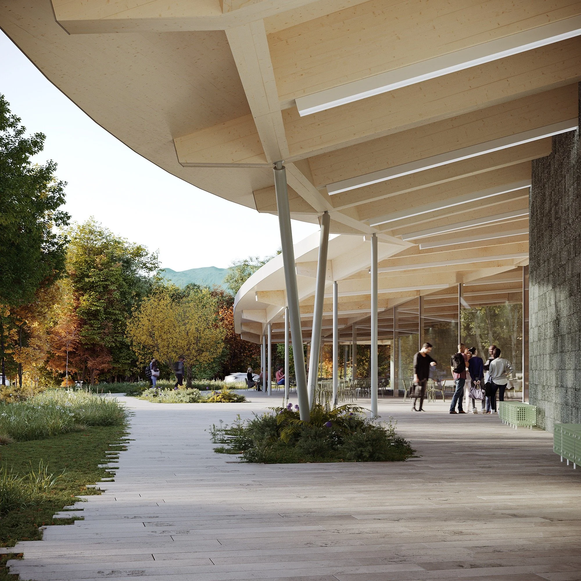 All renderings by SO-IL and Perry Dean Rodgers Partners