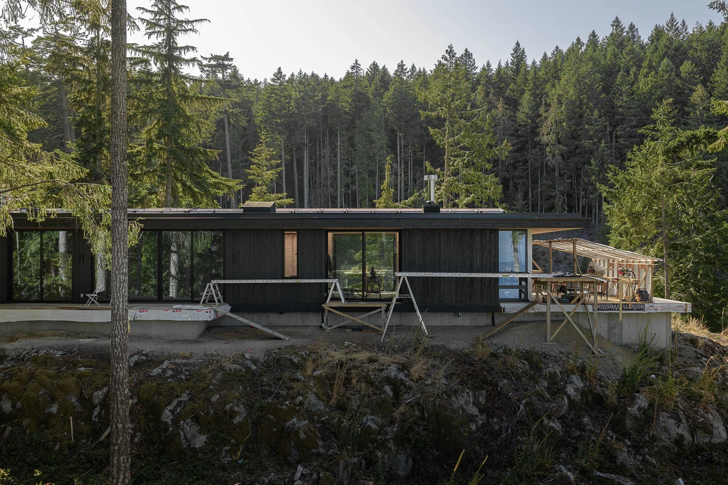 Salt Spring Island window installation photography for The Window Merchant