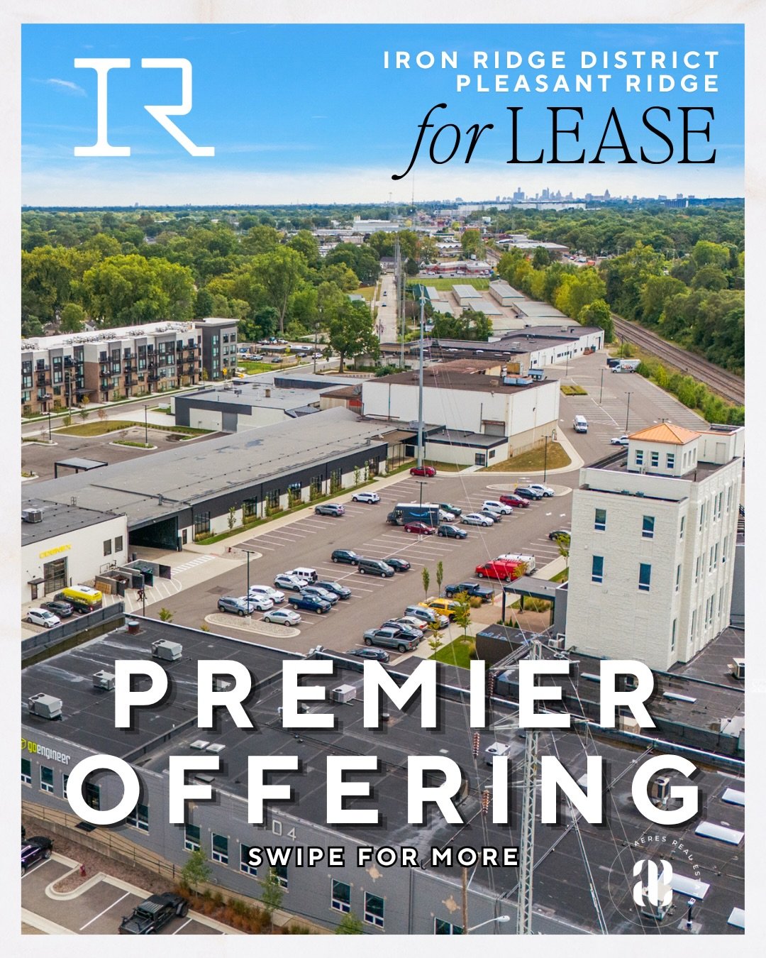 Welcome to Iron Ridge District &mdash; where office, flex, and industrial come together in one thoughtfully designed, mixed-use community.
Located at the crossroads of I-75 &amp; I-696, this is connectivity, creativity, and flexibility all in one.
Fr