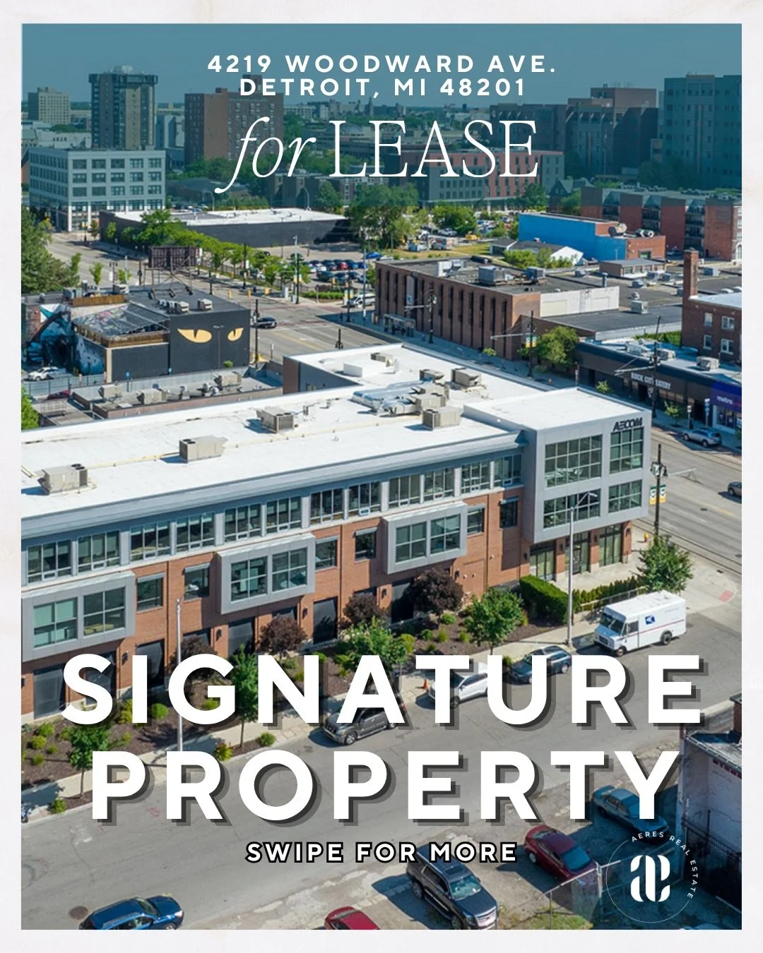 Midtown Detroit hits different. 
Come join these incredible tenants at 4219 Woodward Ave., a modern office environment in the heart of one of Detroit&rsquo;s most dynamic corridors. Surrounded by the cities best dining, culture, healthcare, and enter