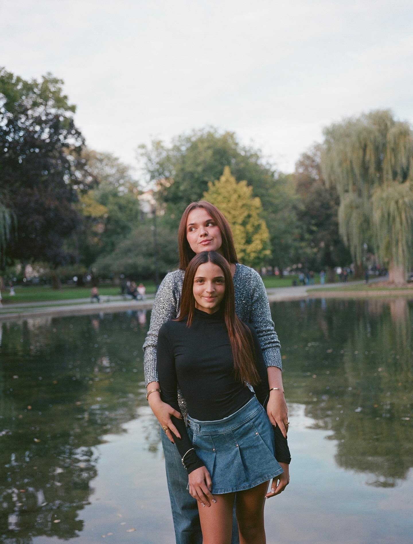 bina &amp; i on film for her 12th birthday 

i love you sister