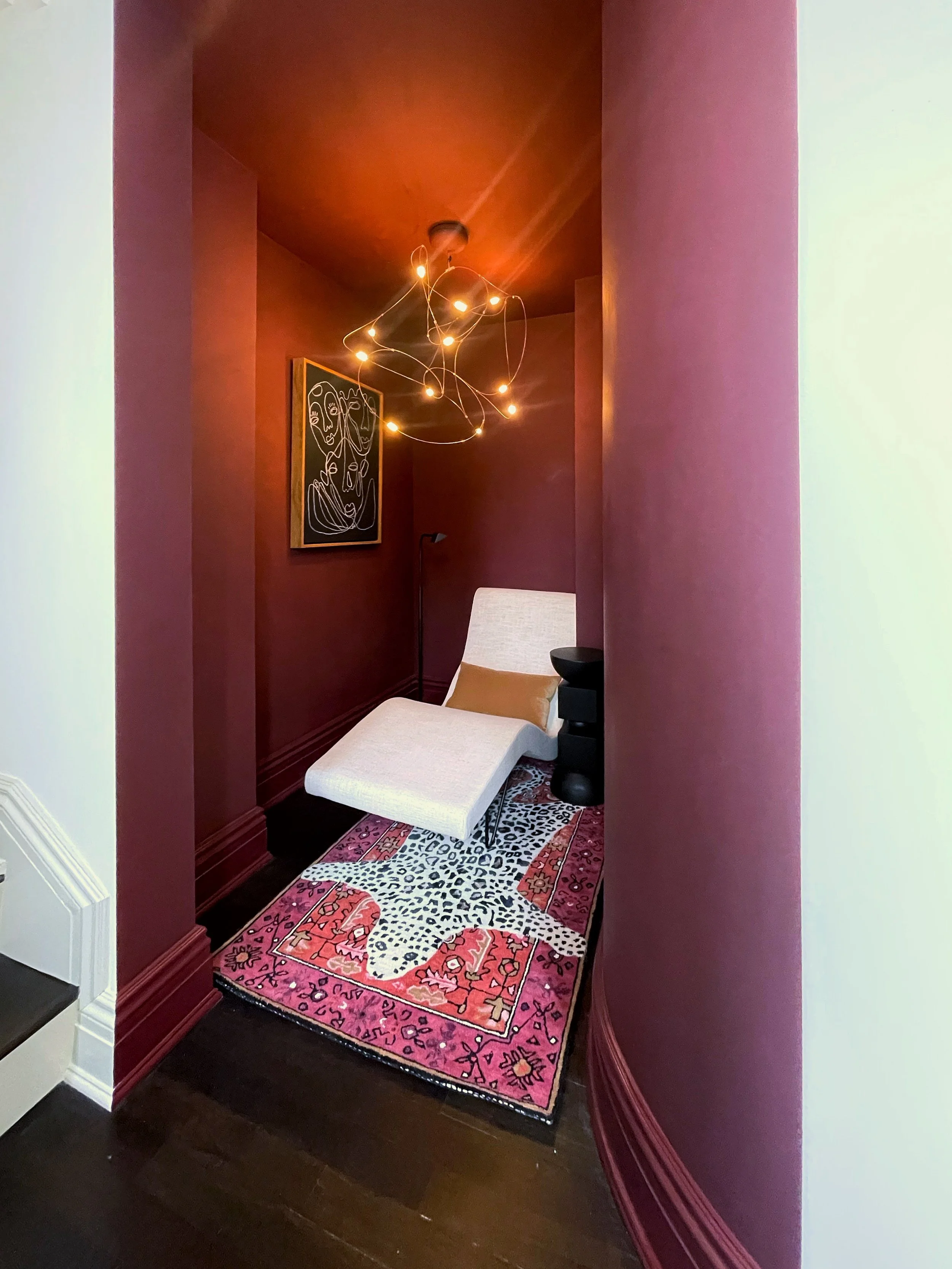 reading nook, real photo