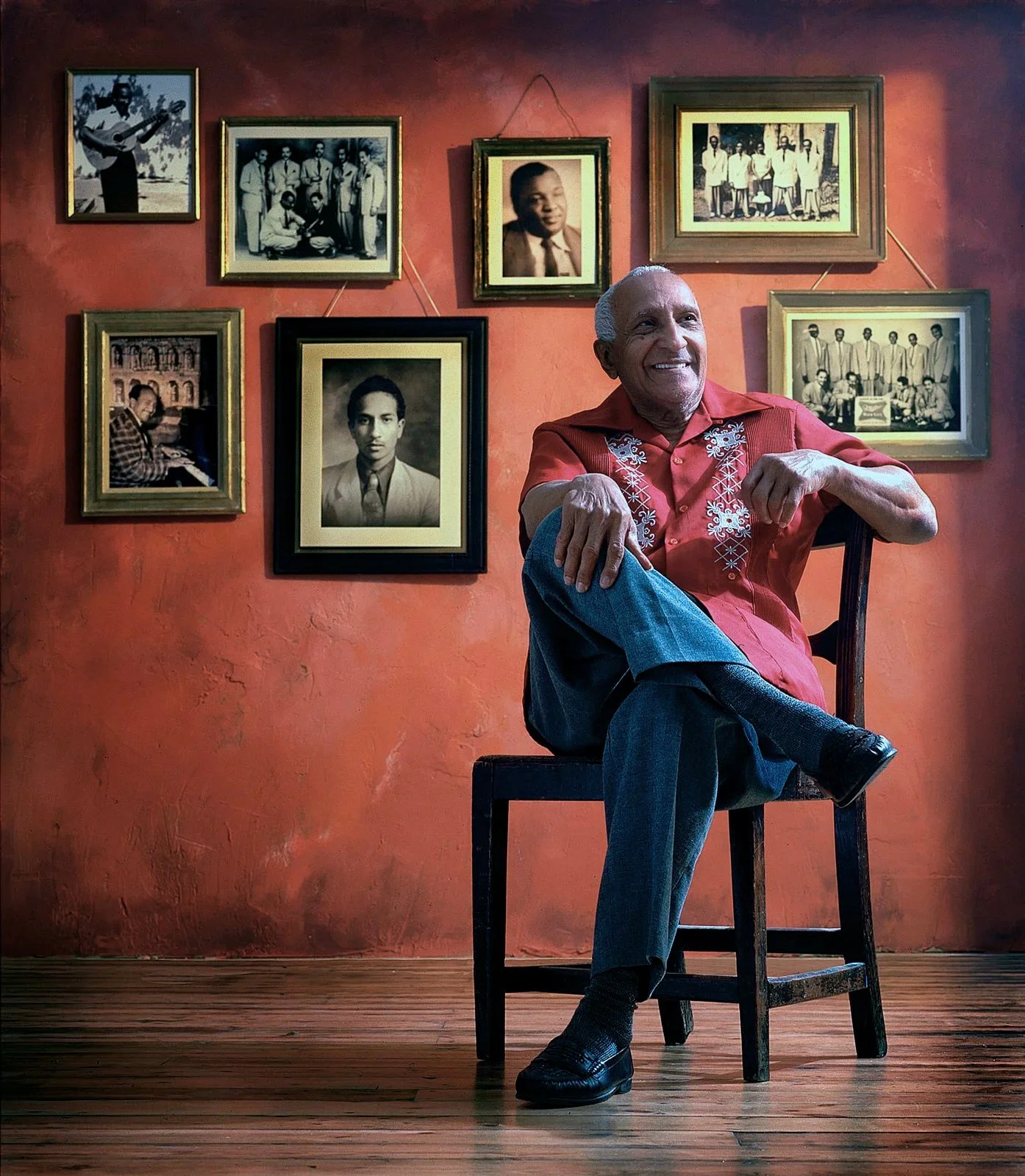 Ruben Gonzalez of the Buena Vista Social club photographed by Venn Portraits www.vennportraits.co.uk