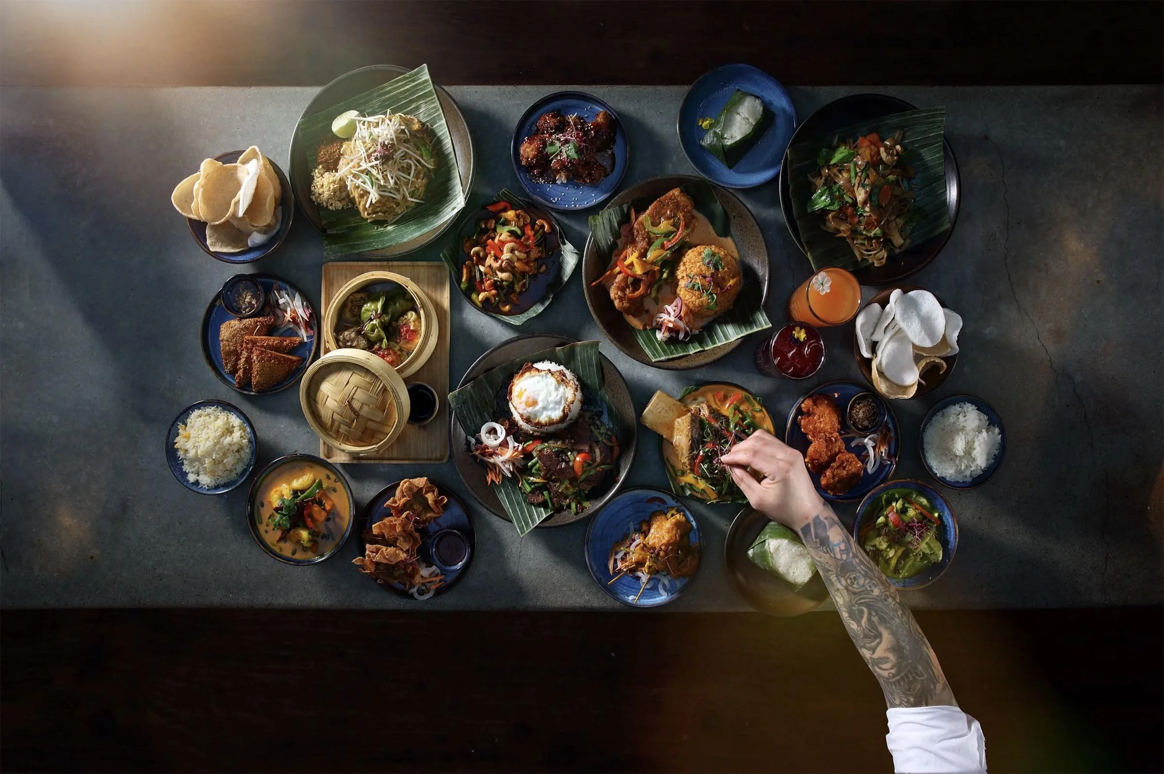 The Pepper Tree, Eco Group Restaurants, brand image photographed by studio68b.com