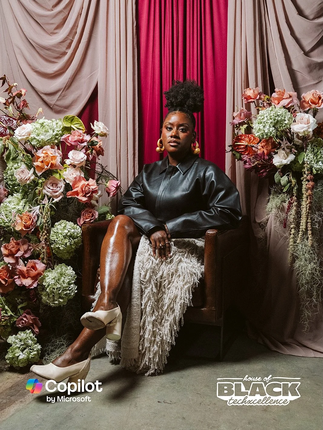 Faces of brilliance, joy, and innovation! Shoutout to everyone who pulled up to the House of Black TechXcellence this week, powered by @microsoft and @emergentandco at @studioeight08. The vibes were unmatched and the portraits say it all. 

#AFROTECH