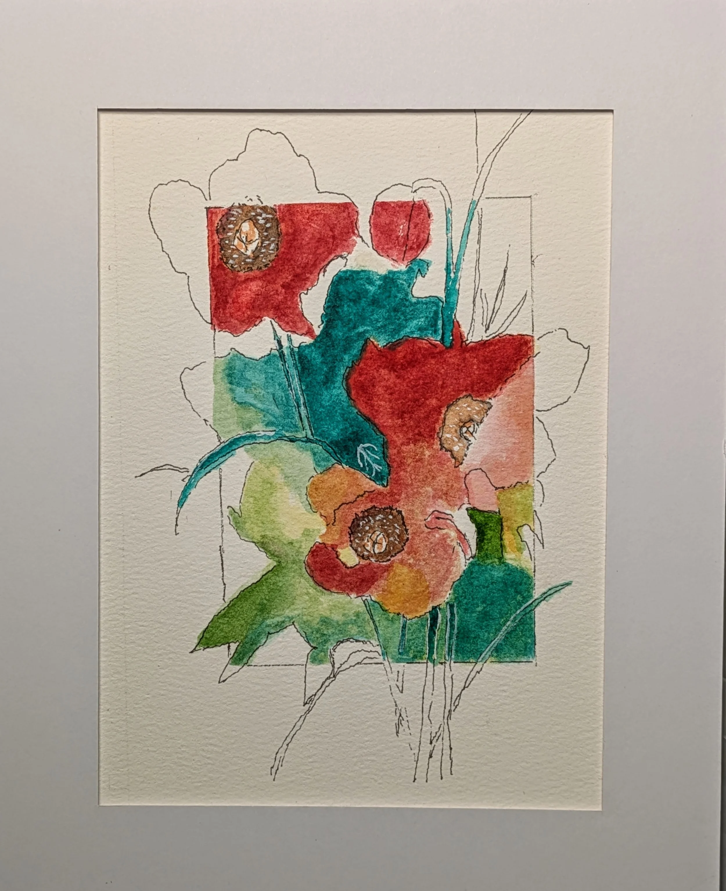 Flowers, out of bounds - B. McDonnell