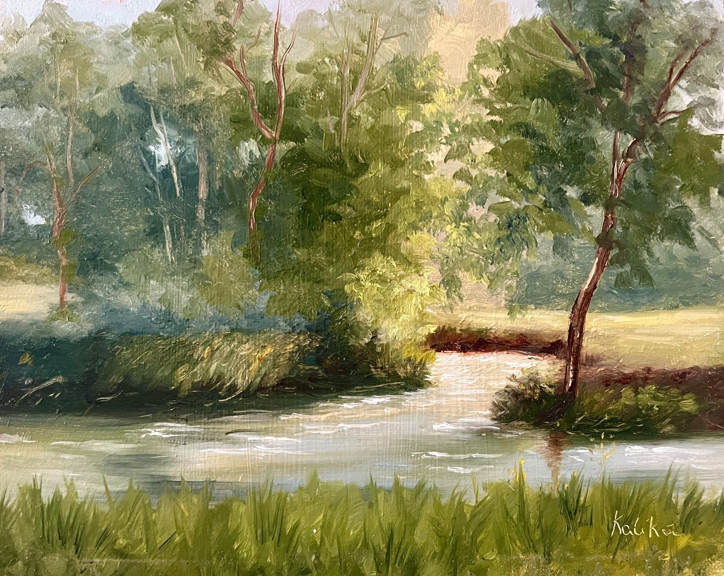 Creekside Morning - K. Antao