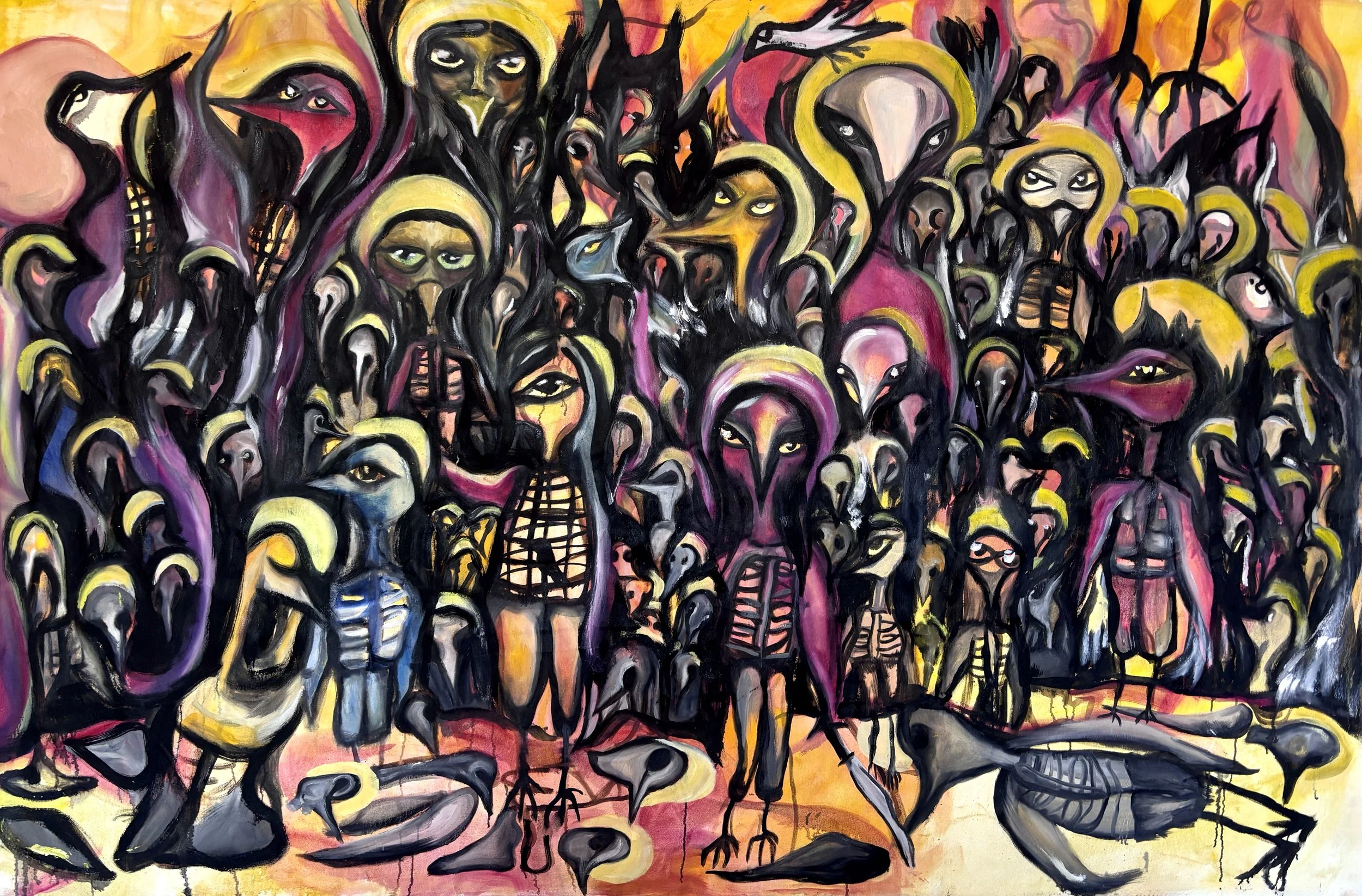 The Lost Children
Oil paint on canvas
59 × 90 in
2026
