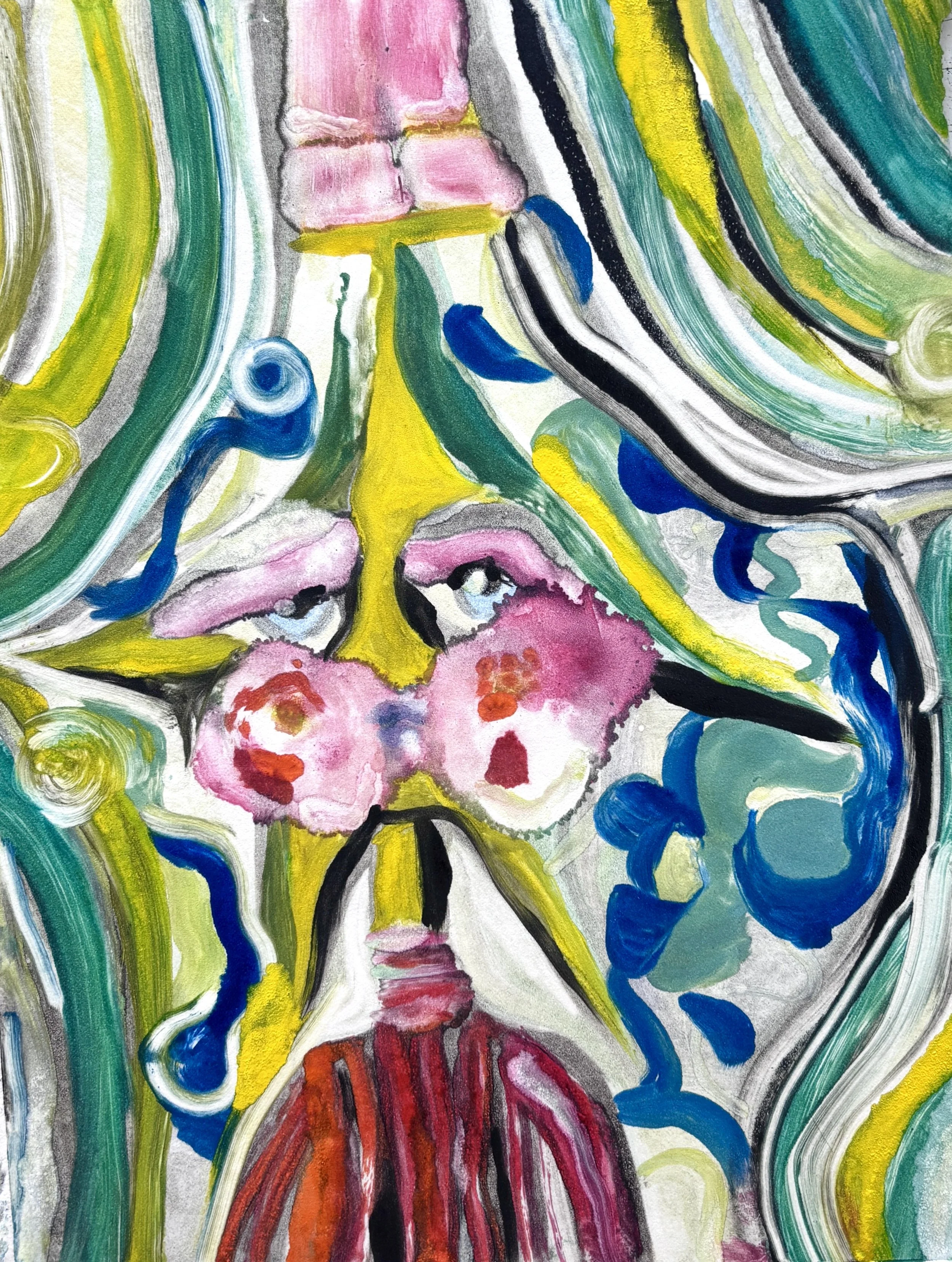 Star Girl I
Monoprint
8 ½ × 11 in
2026