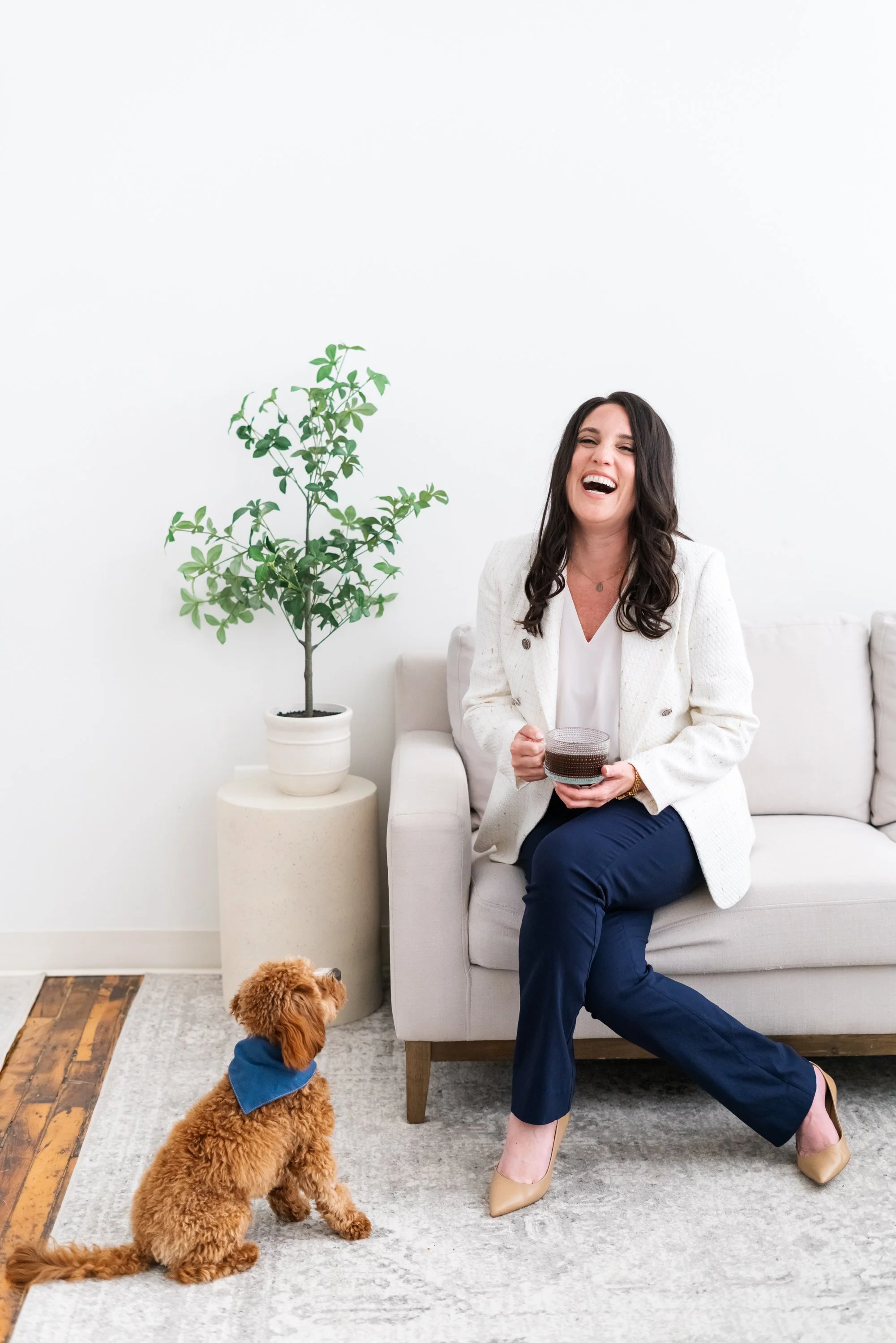 Dayna DiBiasi, LCSW, owner of EleVolve, a Connecticut psychotherapy practice hiring licensed therapists