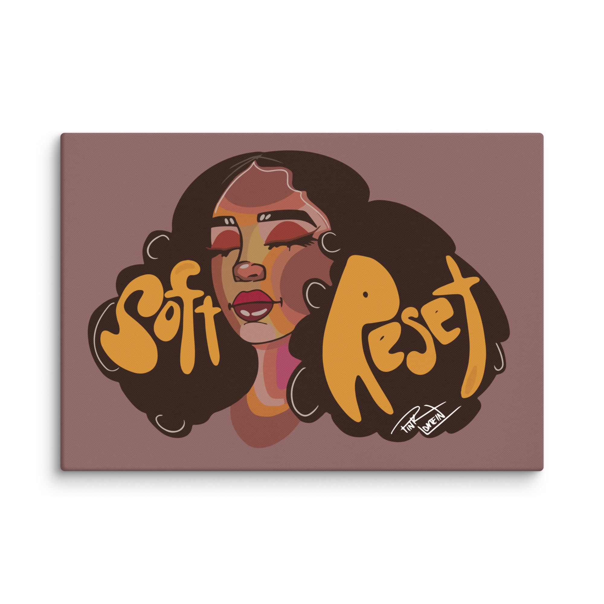 Soft Reset Canvas Print