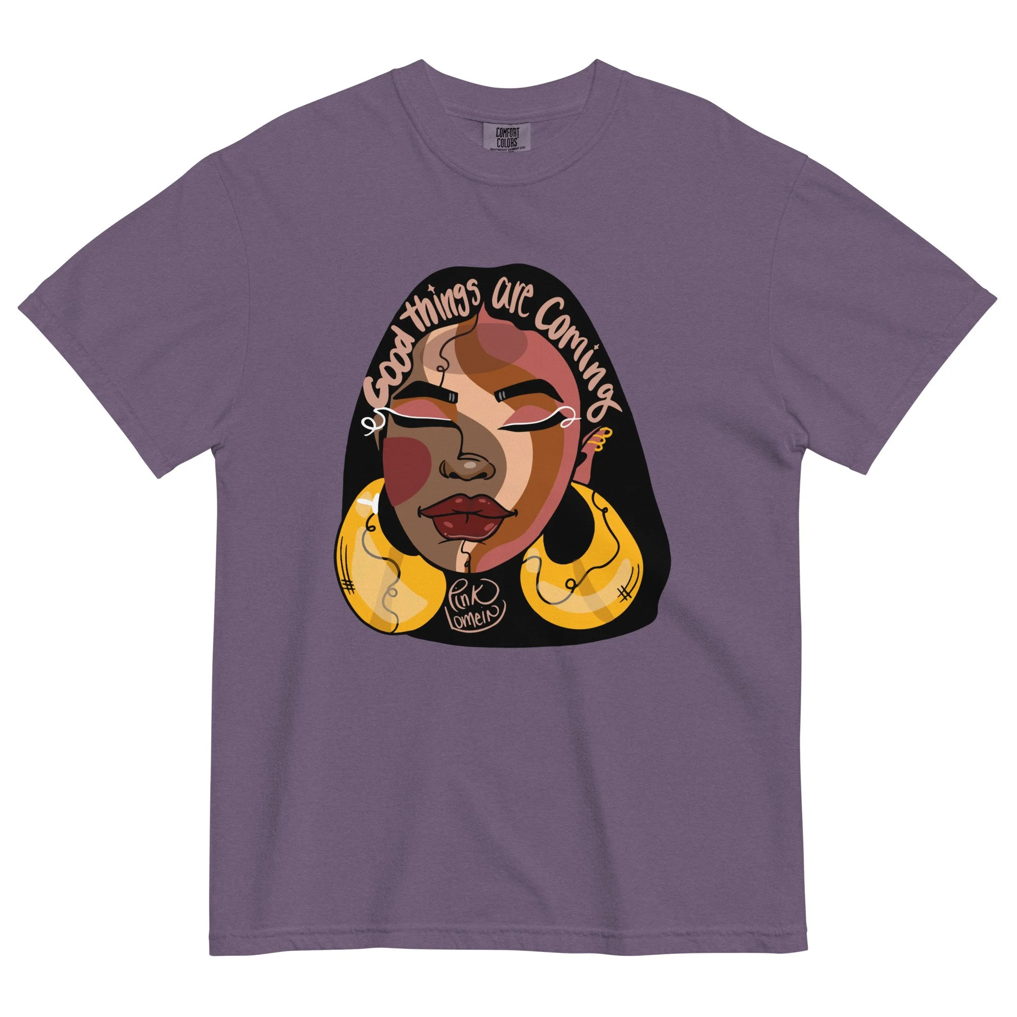 Good Things Are Coming Unisex heavyweight t-shirt