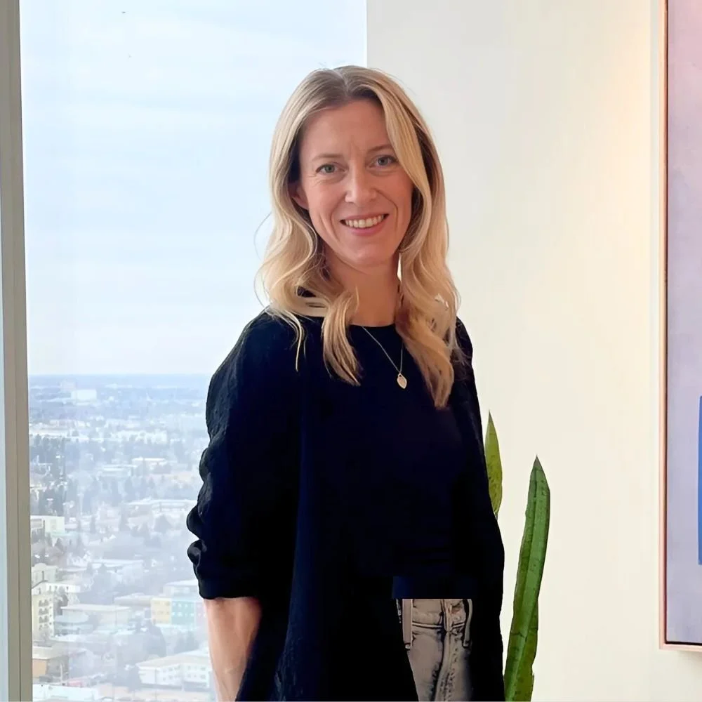 Confident entrepreneur reviewing website performance metrics