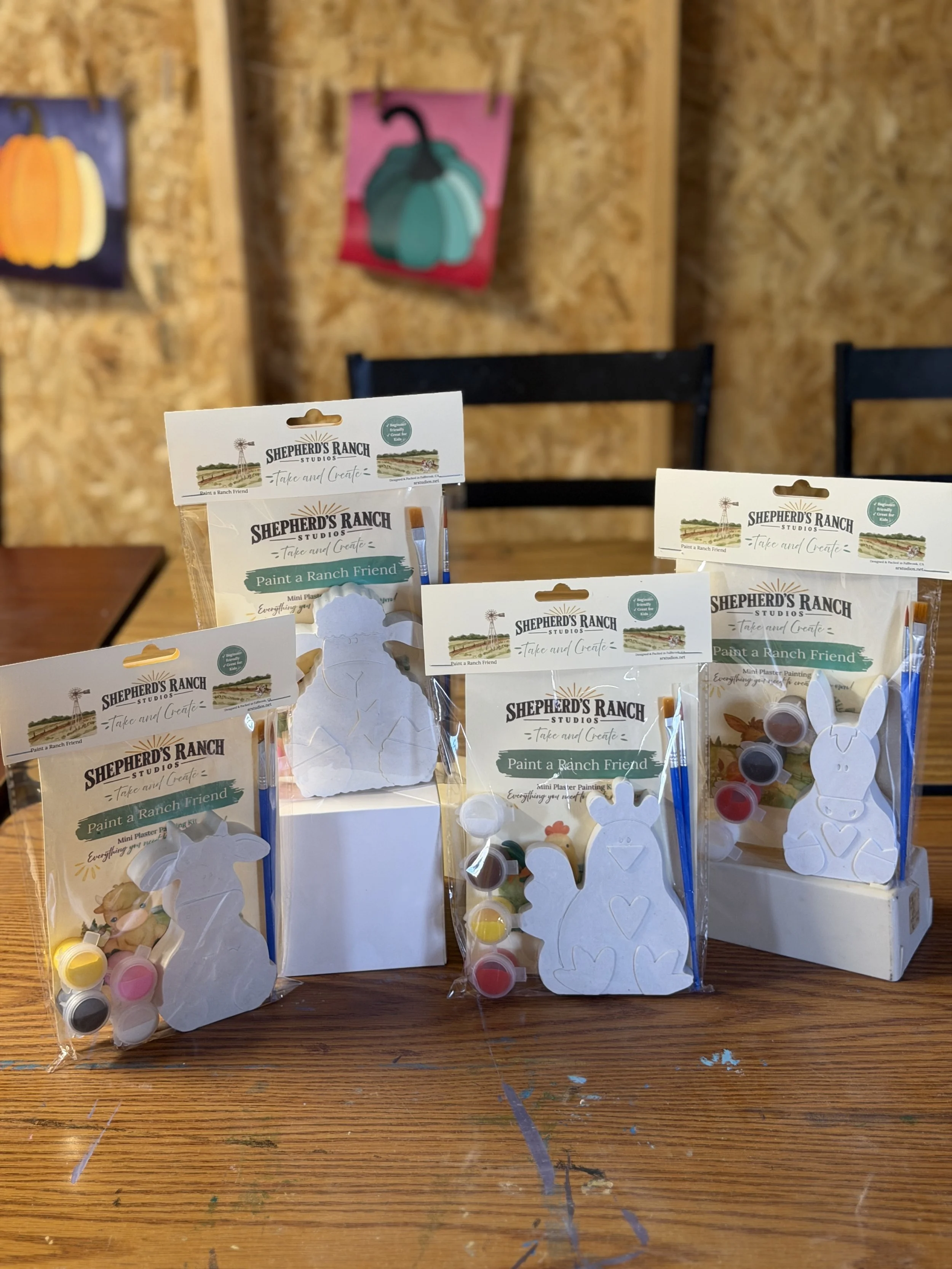 Ranch Friend Mini Plaster Painting Kits