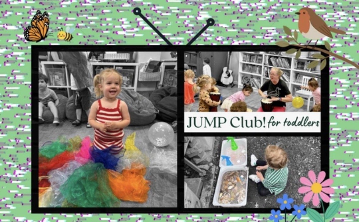 Pollywogs Garage Pod Toddler Jump Classes Mondays and Fridays at 9:30 AM 