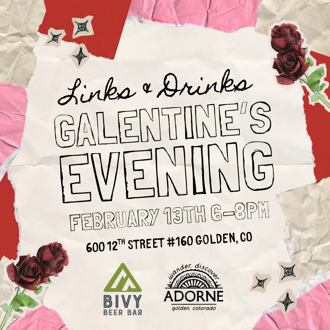 Links &amp; Drinks Galentine's Evening with Bivy Beer Bar