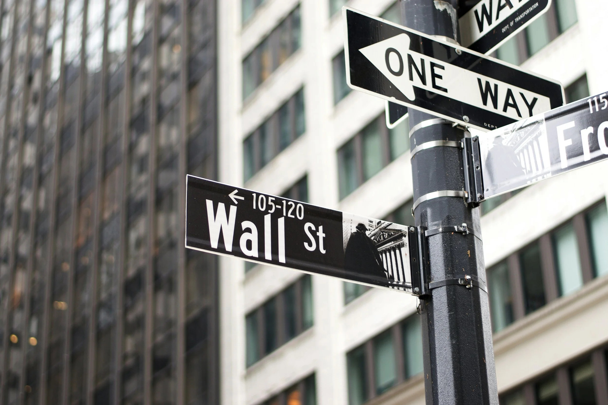 Wall Street signage