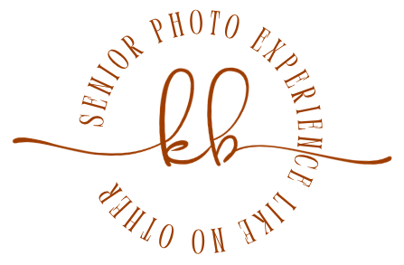 Senior Photo Express LLC logo with stylized initials 'f' and 'b' surrounded by text.