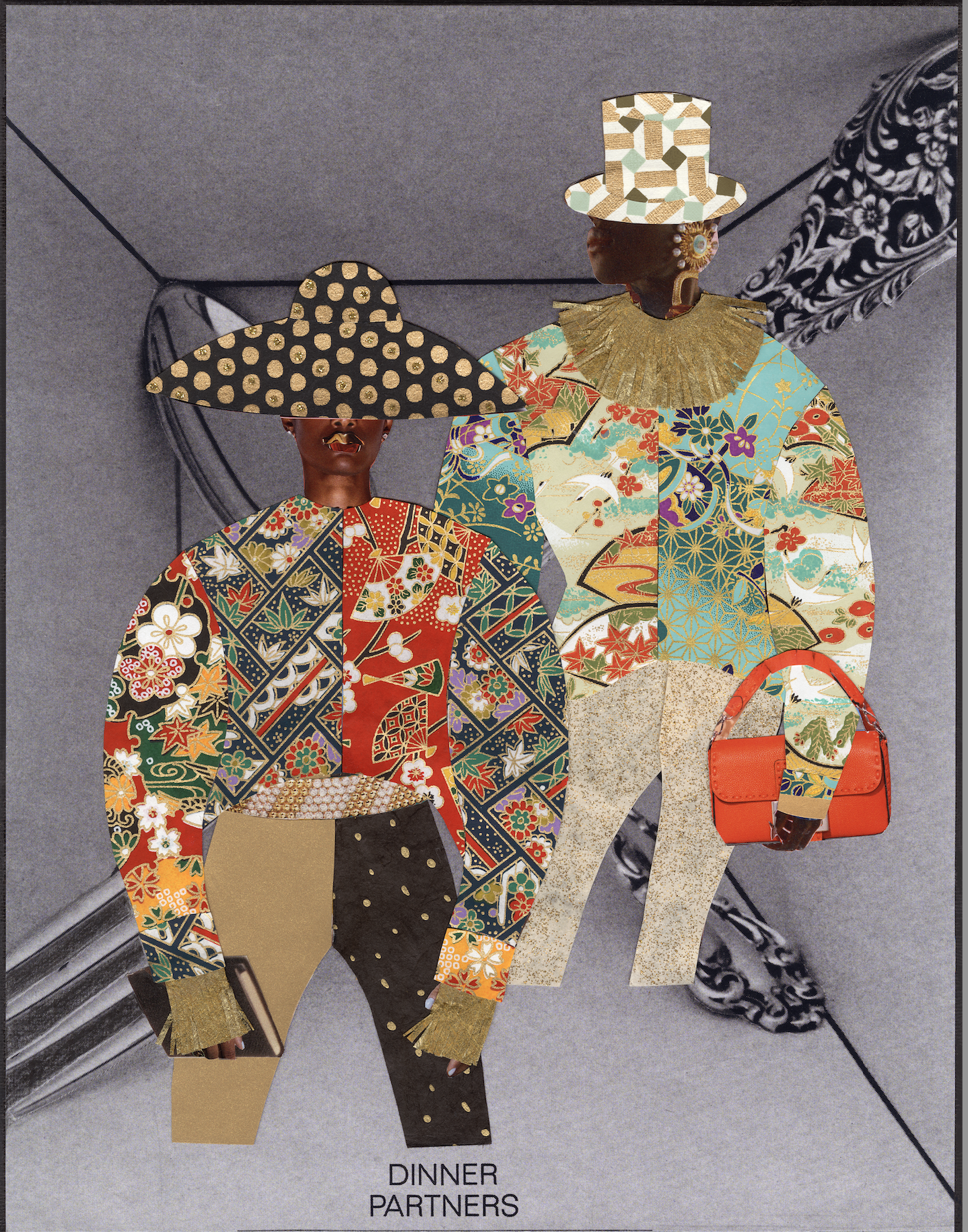 Dinner Partners, 2025, 9 x 12 