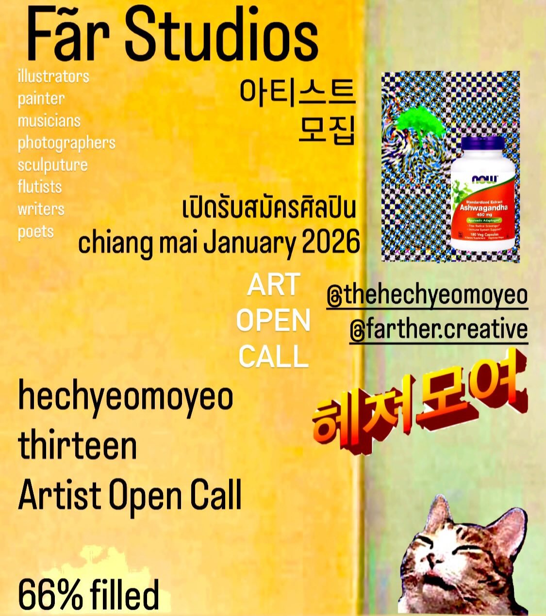 Direct message to sign up 🫡 
It&rsquo;s here 📺the next hechyeomoyeo will be in Chiang Mai Thailand 🐌 🤫 🇹🇭 January 24th to February 14th 2026
we only have spots for around 200 artists this time - so first come first serve -

Our non-profit has h