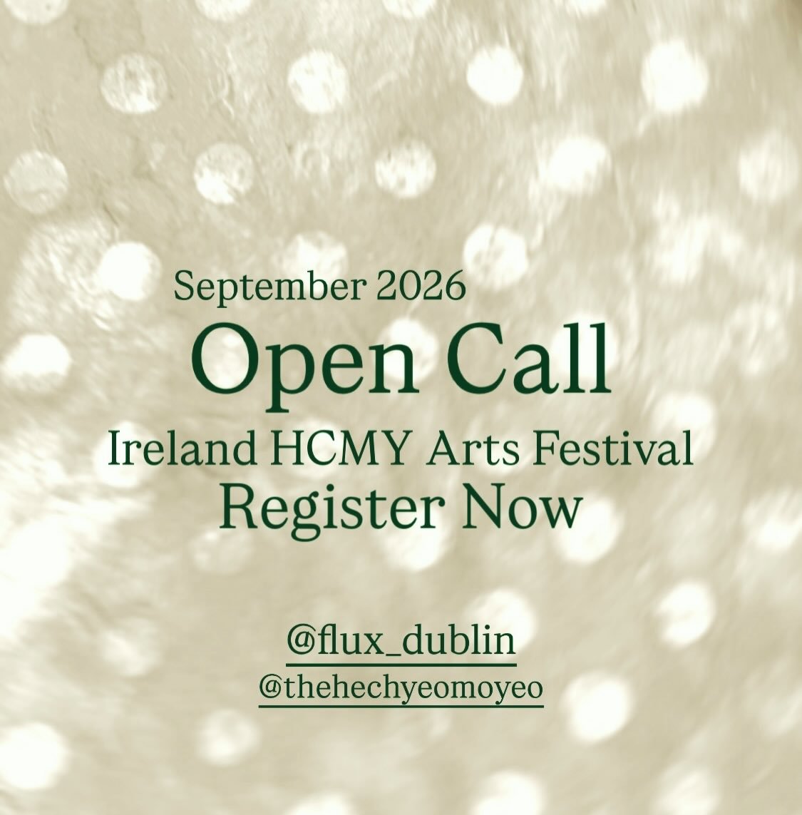 🎨 CALLING ALL ARTISTS and CREATIVES: WE&rsquo;RE HEADED TO DUBLIN! 🇮🇪

LINK IN @thehechyeomoyeo BIO TO REGISTER NOW! 

Our global art project is officially coming to Ireland, and we want YOU to be part of it! Join Hechyeomoyeo at the incredible FL