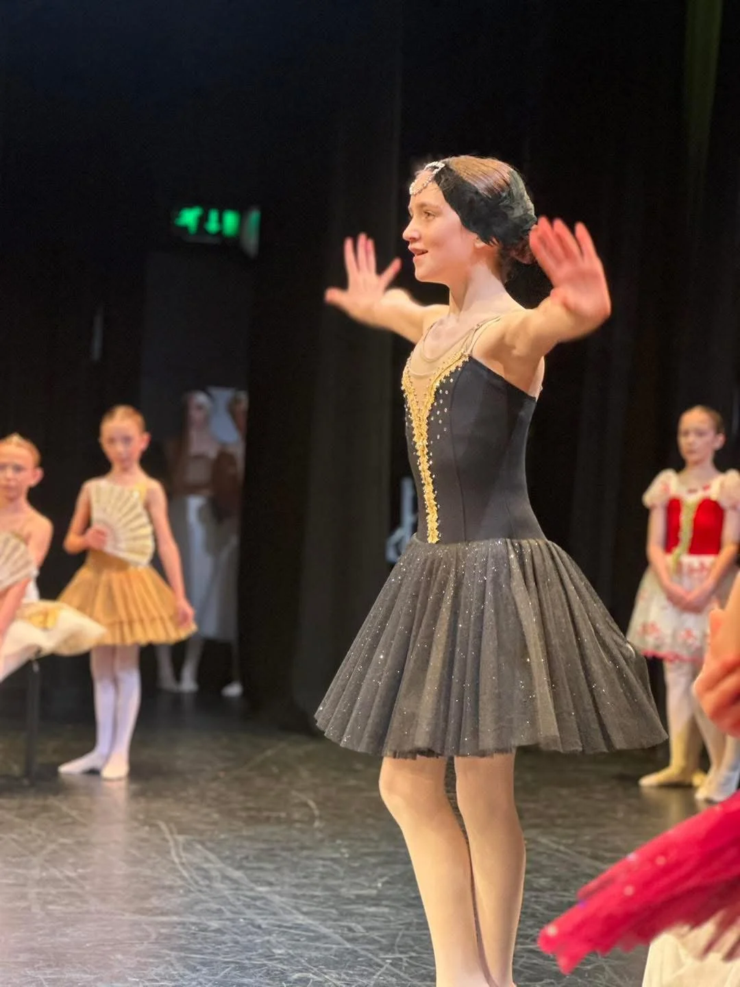 Black Glitter Custom Made Tutu