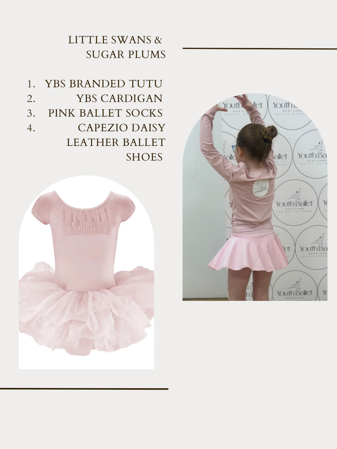 Little Swans & Sugar Plums Tutu