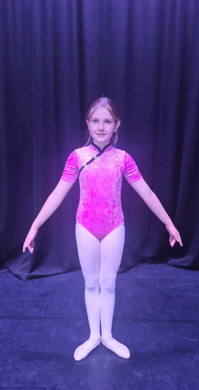 Pink Chinese Style leotards