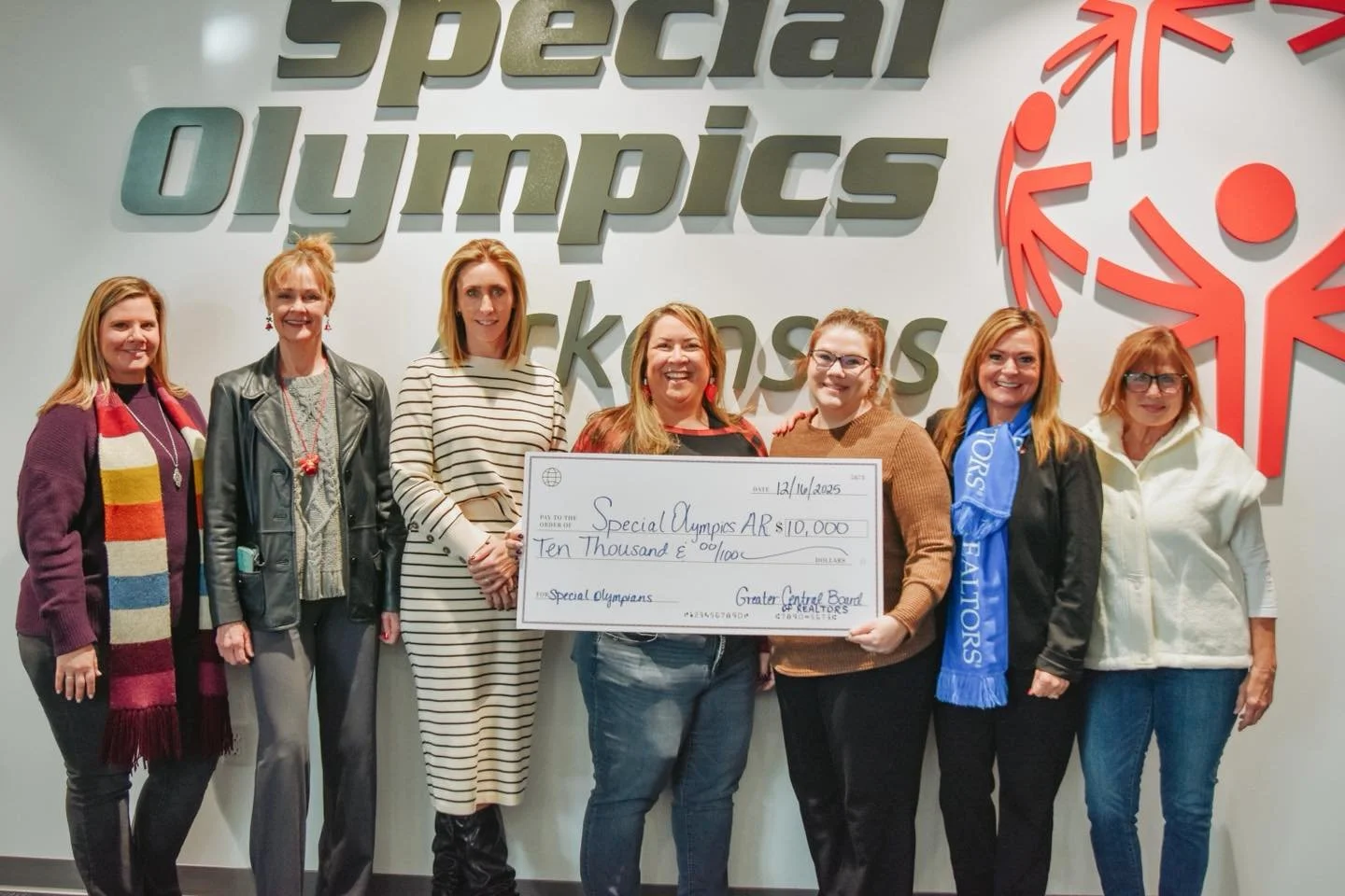 We were honored to present a $10,000 donation to the Special Olympics of Arkansas! These funds were raised through our Annual Tabletop Event.

We love serving this incredible organization and standing alongside the athletes and families they support.