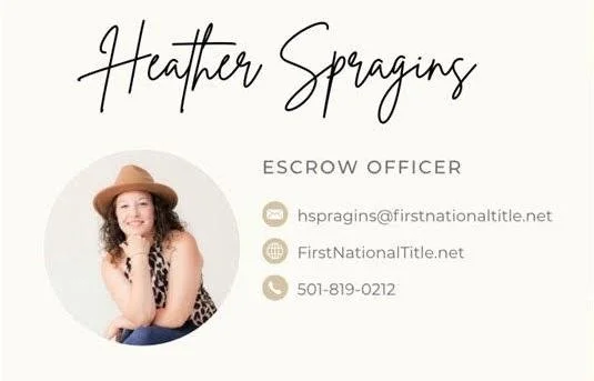 ✨Affiliate Spotlight✨

Heather Spragins with First National Title Company wants to invite you to thier ribbon cutting ceremony on April 28th at 2 pm.

There will be  light snacks, drinks, and plenty of time network and mingle here at our office!  Mak