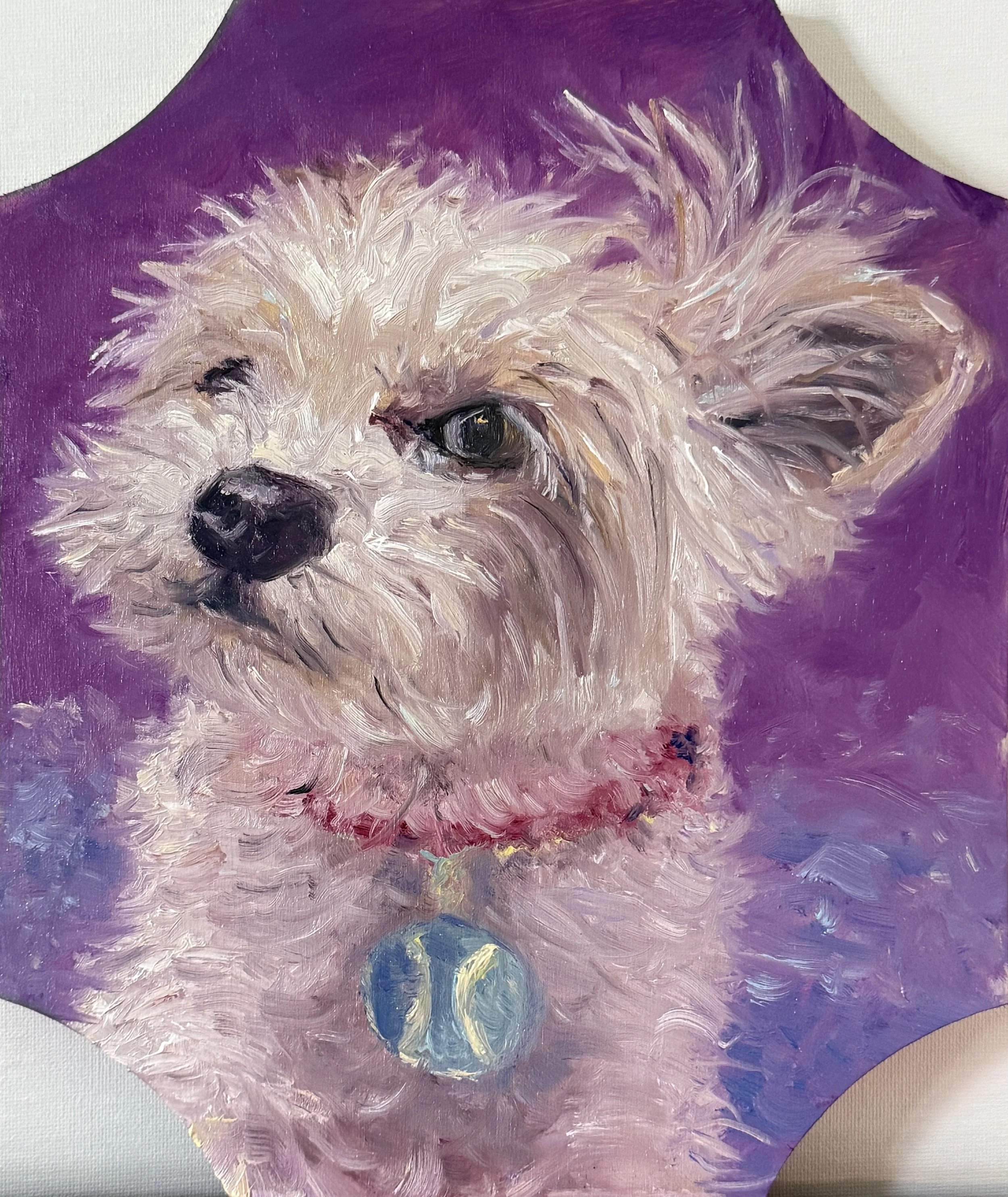 Side Eye with Attitude - Oil on Wood Panel 8”x10”