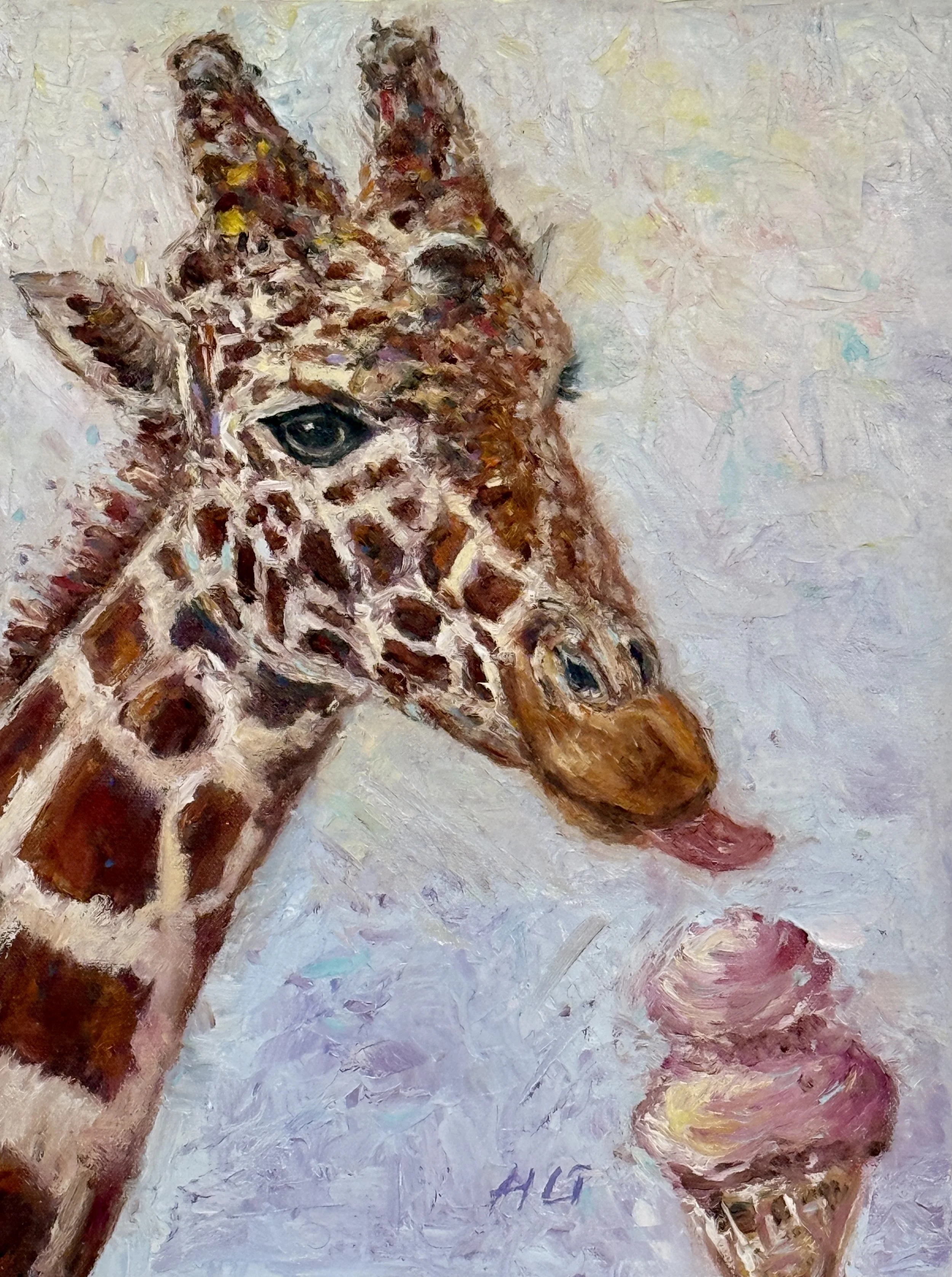 Guilty Pleasure - Oil on Canvas 12”x16”