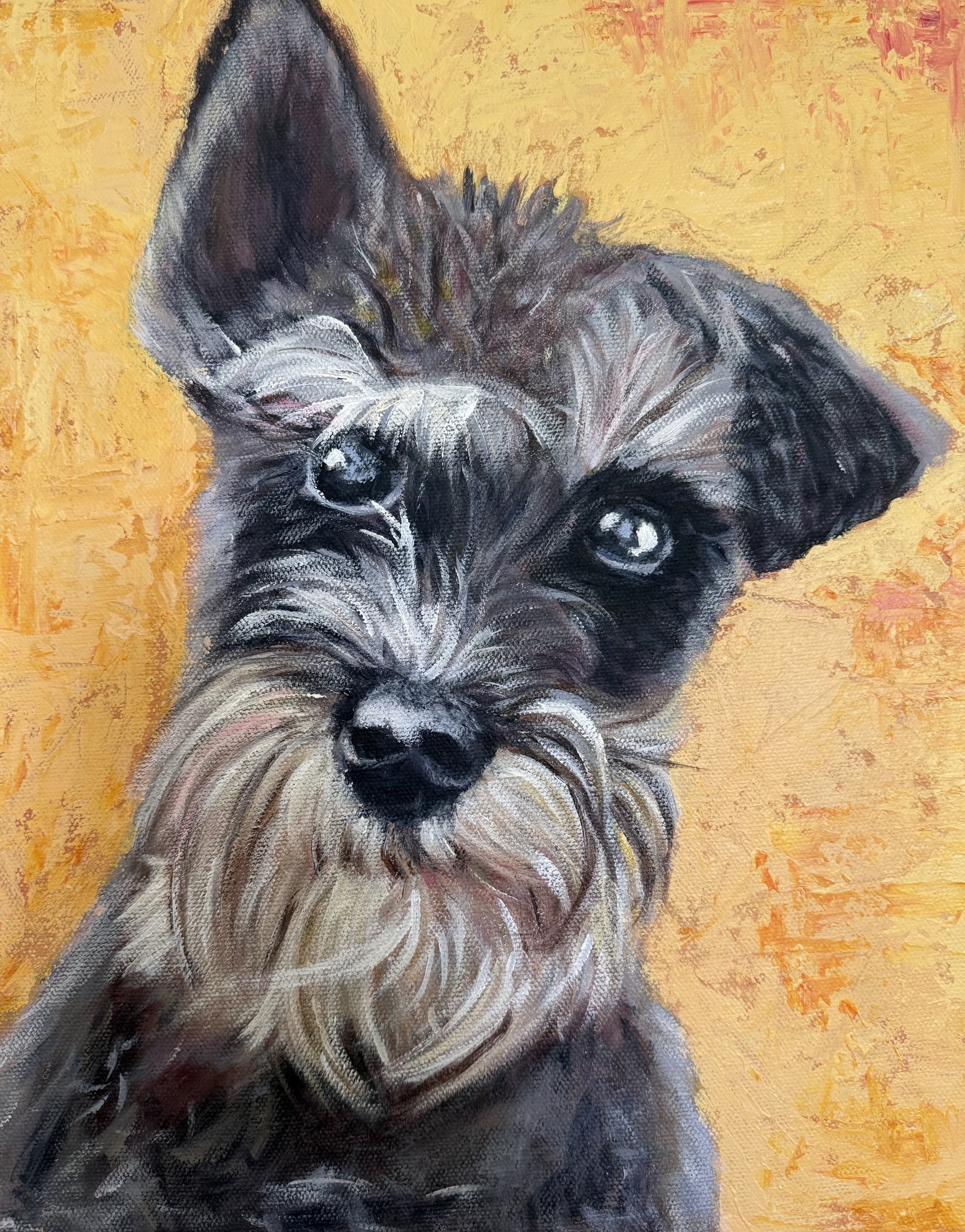 Floppy Ear Day - Acrylic 11x14 inch