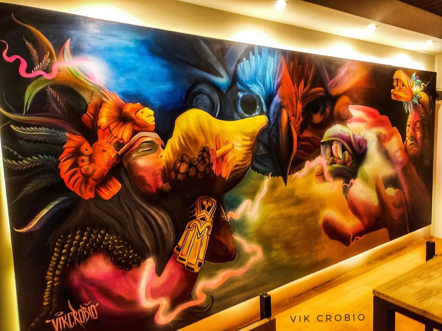 MURAL INCA AZTECA