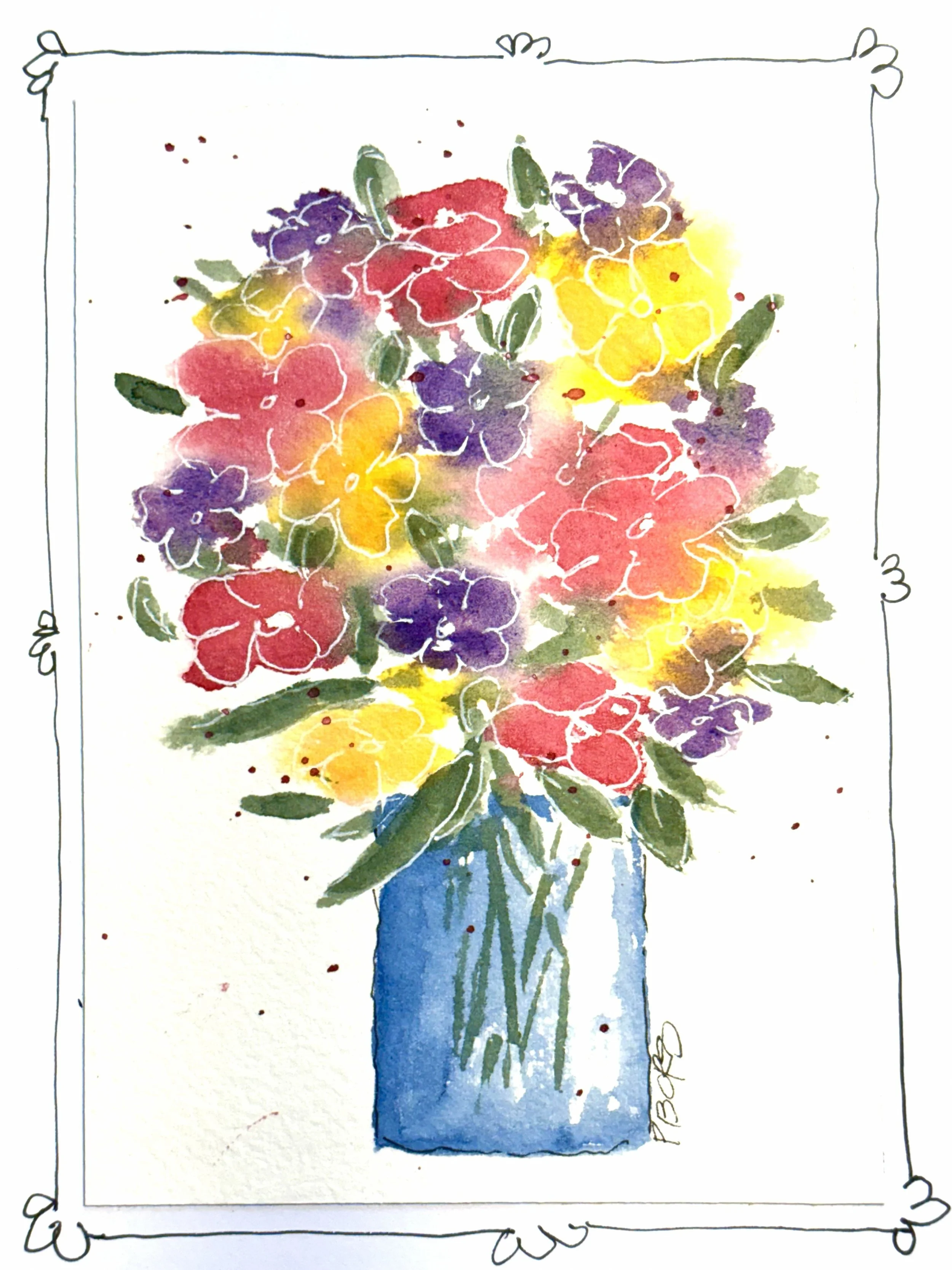 Happy Spring2! - Greeting card, 5 x 7; $7.50 upon request; quantity discount available