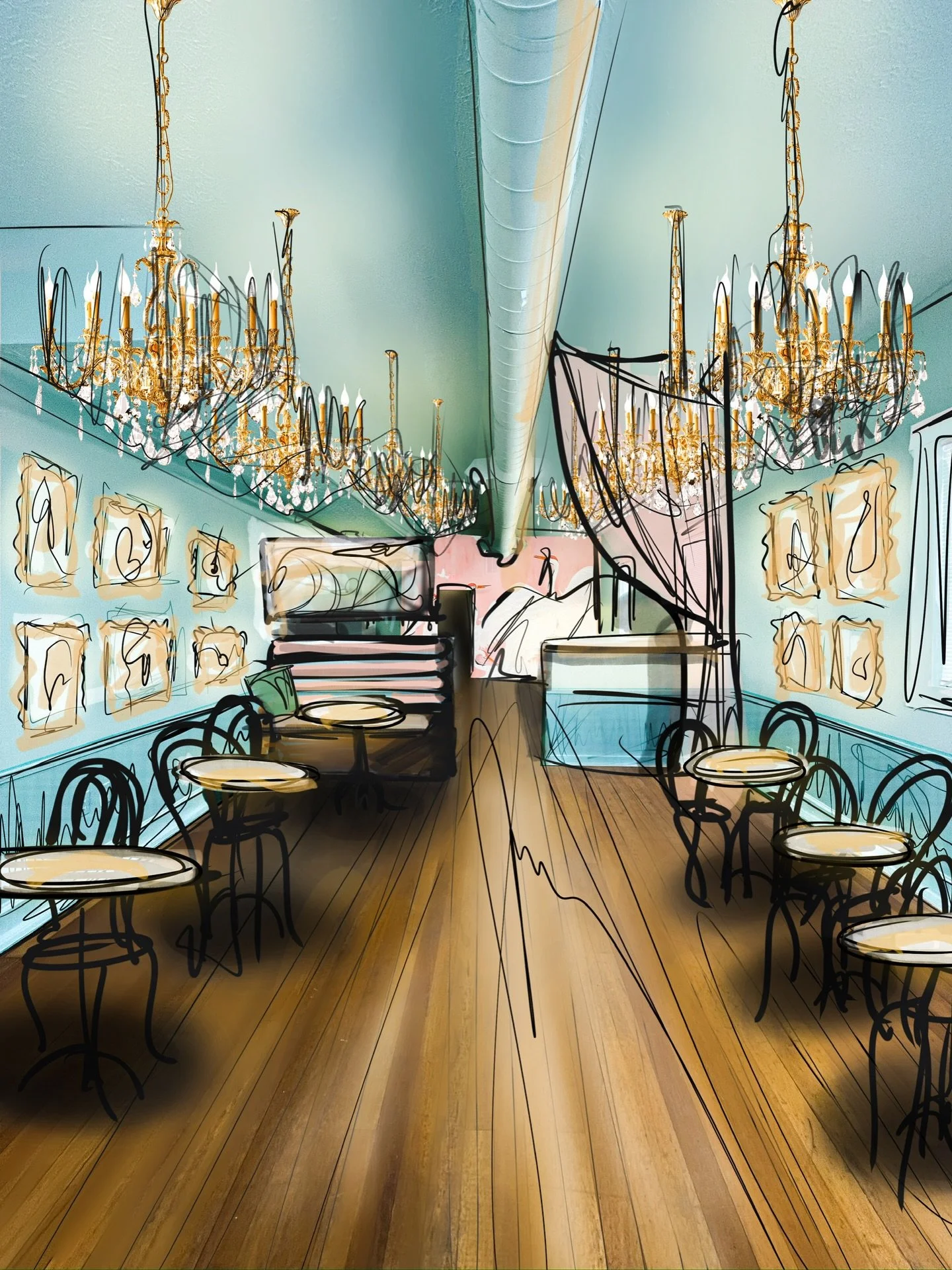 High Tea Dreaming 🫖
➖➖➖➖➖➖➖
This concept sketch done by our own @kristalynstagram for @perfectlyposhtearoom, the pastels and feminine details have us swooning over more than just how good the tea is! 
➖➖➖➖➖➖➖
✍🏼: @kristalynstagram
➖➖➖➖➖➖➖
#Perfectl