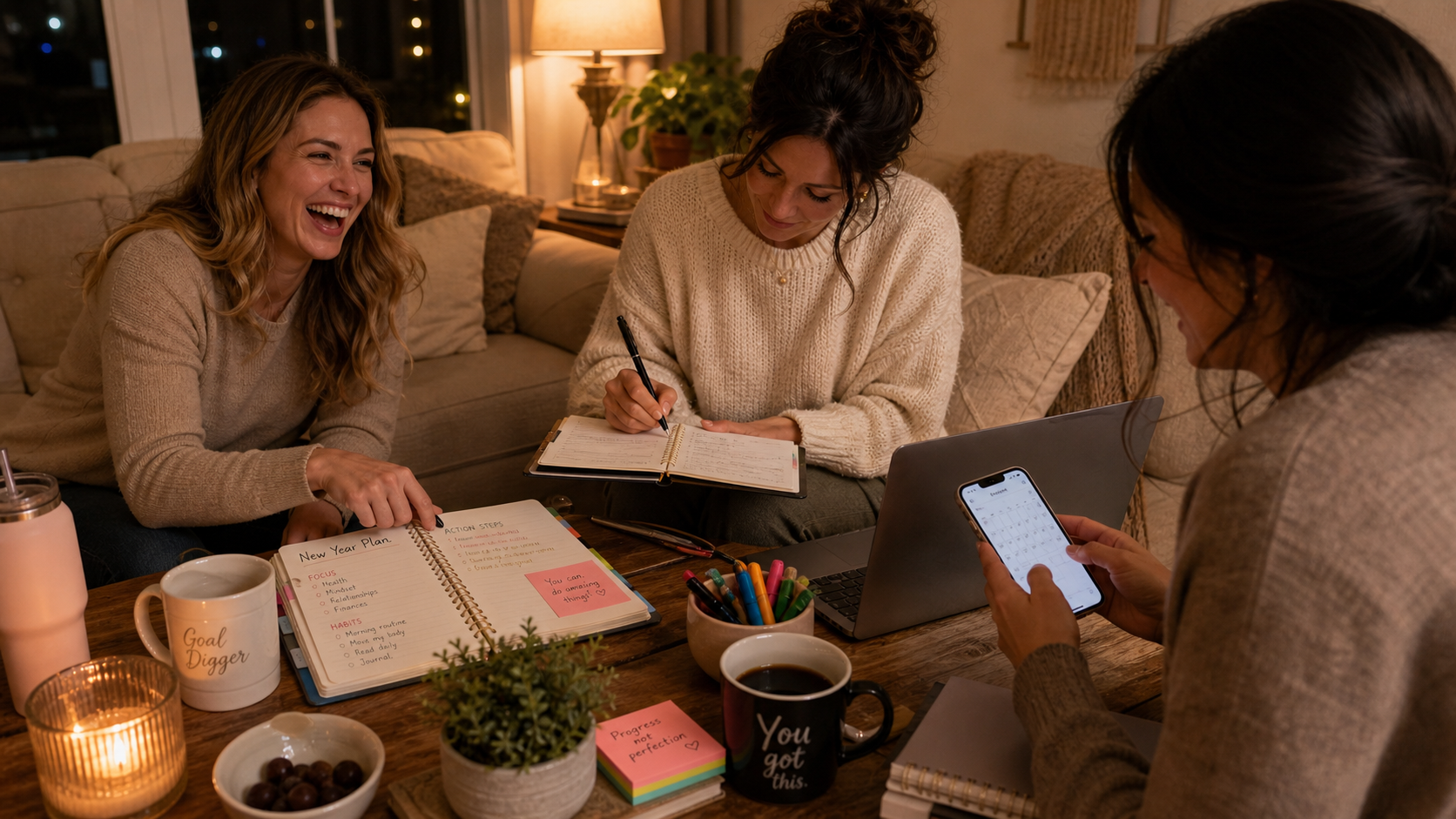 New Year Mom Planning Night