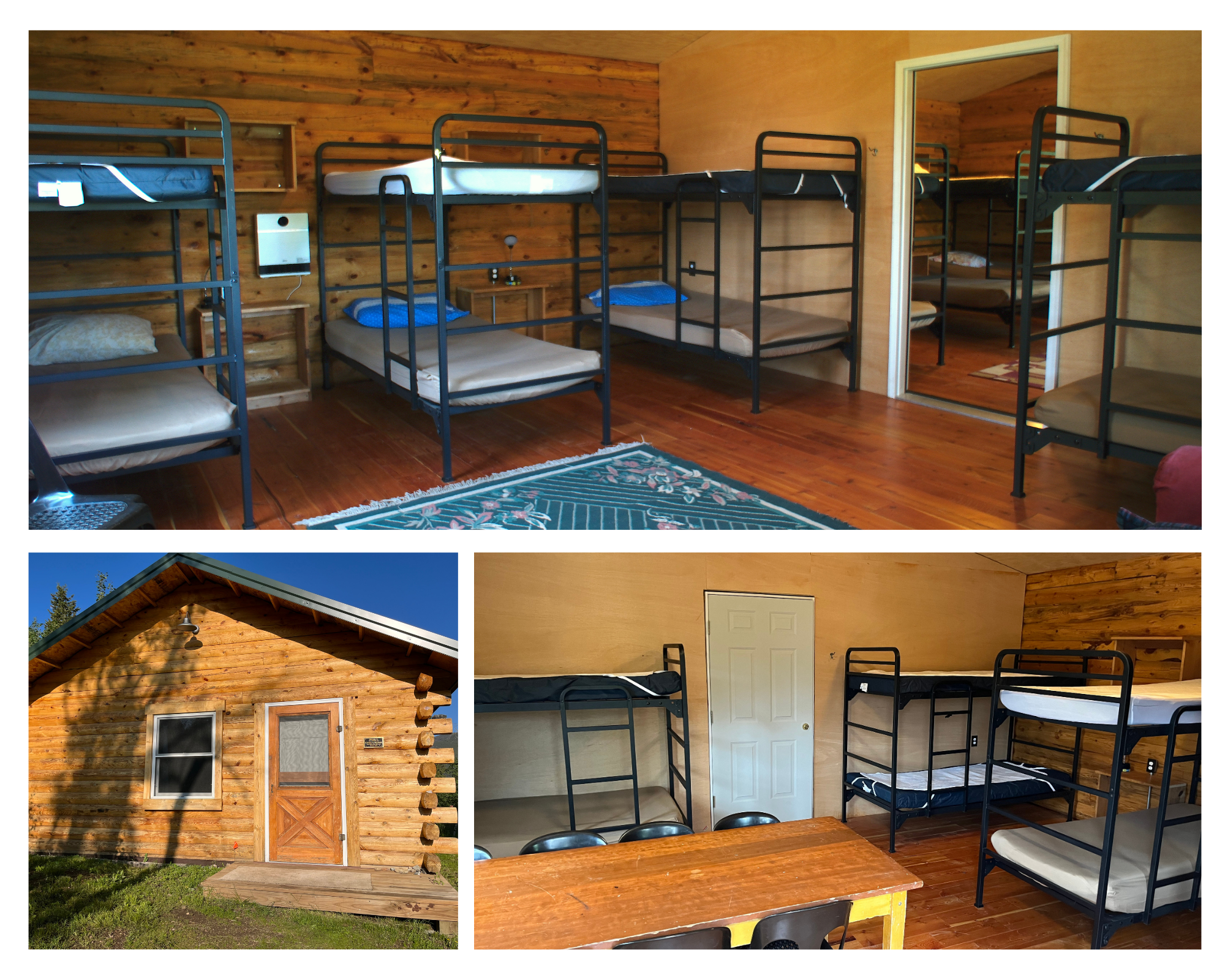 Dutcher. Multiple bunk beds. Two rooms. Near Marathon Washhouse and "the Point." Named for Russell R. Dutcher (1927-2011) an expert in coal, who had a long history of service to the YBRA.