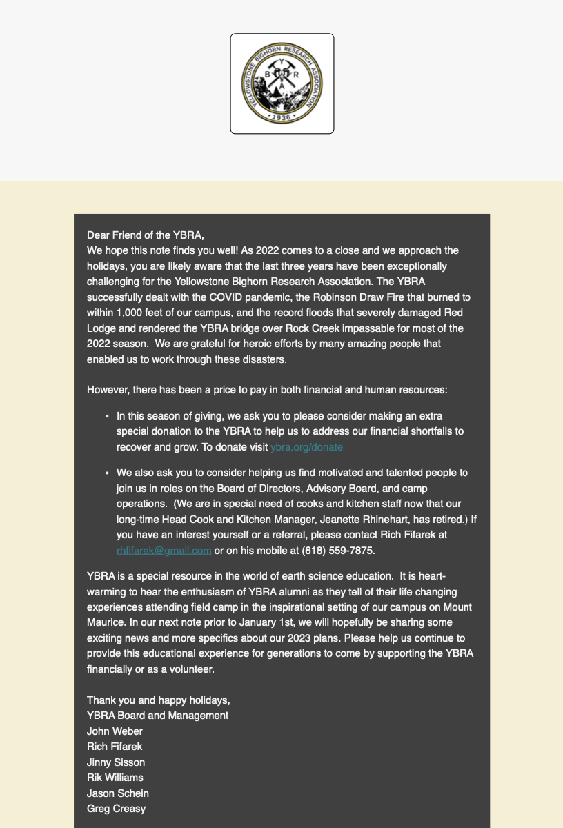 YBRA 2022 E-communication