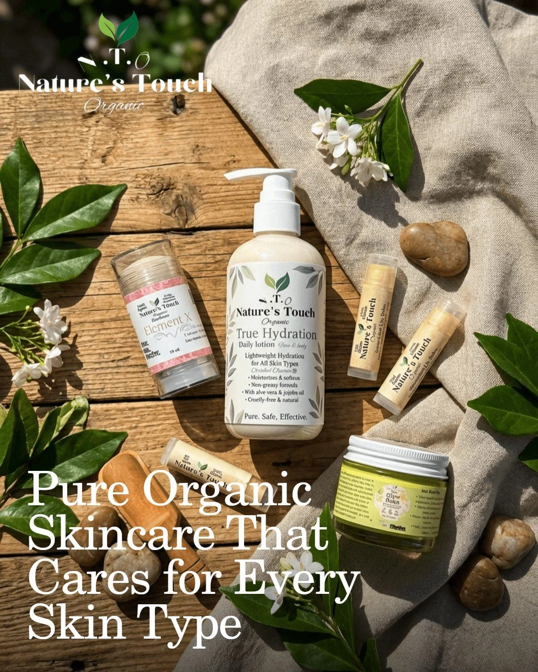 Feel the power of pure organic skincare for your whole family

Nourish your skin with nature's best and feel the difference every day