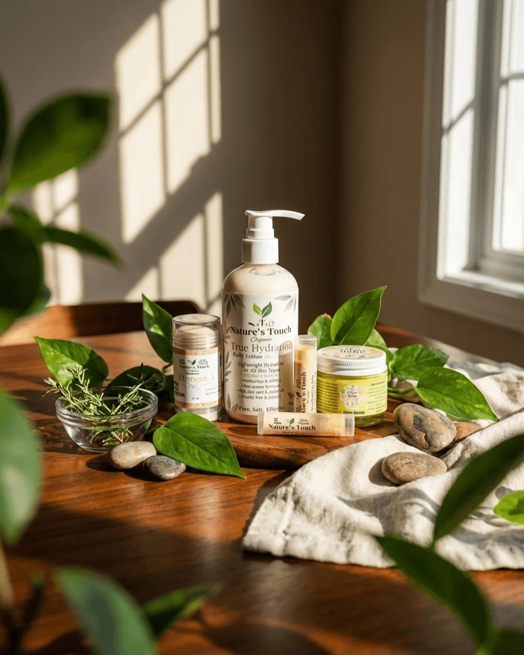 Nourish. Protect. Glow.

Raise your skincare routine with Nature's Touch Organic. Our small-batch, cruelty-free products harness pure, plant-based ingredients to care for your whole family's skin gently and effectively.

Which product will you try fi