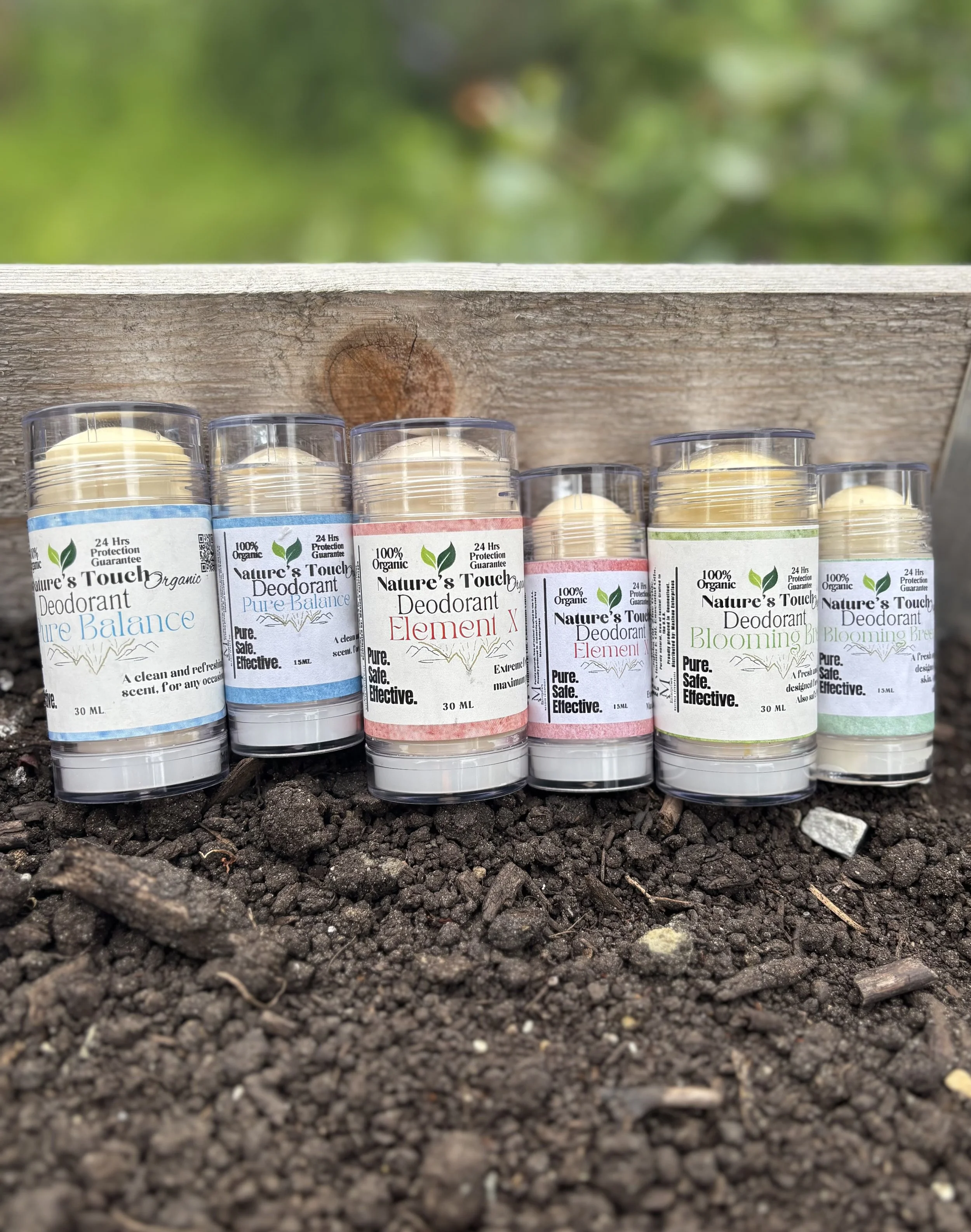 All Natural & organic Deodorants